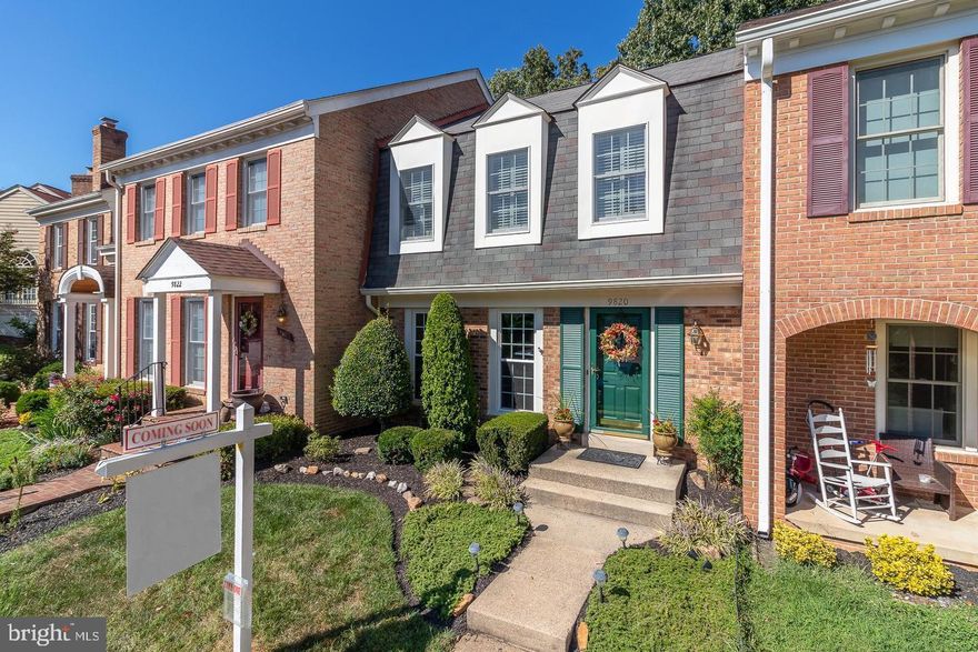 Nestled in the serene Burke Centre Conservancy, this exquisite Colonial townhouse offers a harmonious blend of luxury and comfort. Spanning approximately 2,574 square feet, this meticulously maintained home features four spacious bedrooms and three and a half bathrooms, perfect for both relaxation and entertainment. Step inside to discover an inviting interior that is freshly painted and rich wood floors that exude warmth. The family room, seamlessly connected to the kitchen, is ideal for gatherings, while the formal dining room sets the stage for elegant dinners. Natural light floods the space through skylights and double-pane windows, enhancing the home's airy ambiance. The chef's kitchen boasts stainless steel appliances, including a built-in microwave and dishwasher, ensuring culinary delights are just a step away. Retreat to the primary suite, complete with a luxurious bath and walk-in closet, providing a private sanctuary. Outside, enjoy the tranquility of your landscaped lot, backing to lush trees, creating a peaceful oasis. The community amenities are unparalleled, featuring an outdoor pool, tennis courts, and a basketball court, perfect for an active lifestyle. With two assigned parking spaces and easy access to community pathways, this home is not just a residence; it's a lifestyle. Experience the perfect blend of luxury and comfort in this exceptional property, where every detail has been thoughtfully curated for your enjoyment. This neighborhood is served by Fairfax County Public Schools’ excellent Terra Centre Elementary and Robinson Secondary schools.