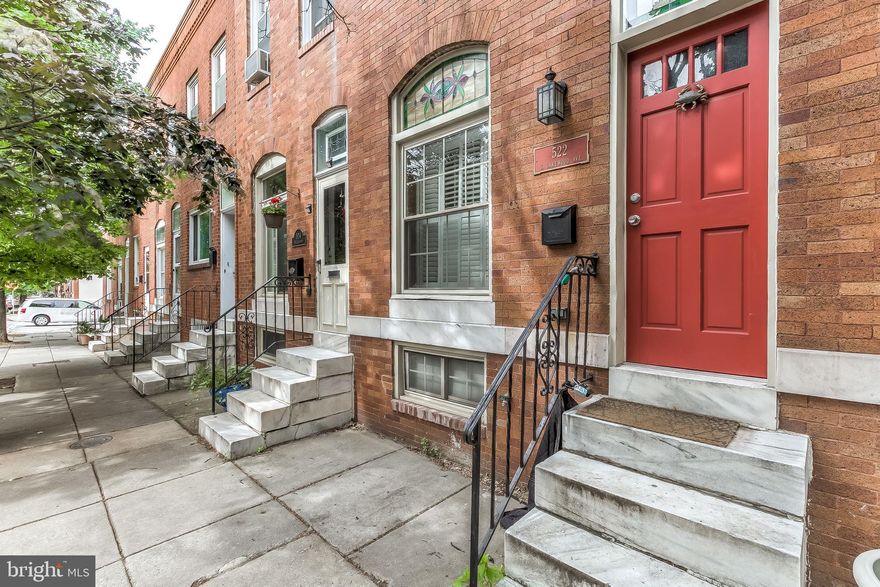 WONDERFUL 3 BR 2 FULL BATH ROWHOME FOR SALE IN CANTON NEIGHBORHOOD. THIS HOME HAS IT ALL; HARDWOOD FLRS THROUGHOUT, RECESSED LIGHTING, EXPOSED BRICK, SS APPLIANCES, FINISHED BASEMENT WITH FULL BATH . DECK OFF 2ND BEDROOM TO ROOFTOP DECK.