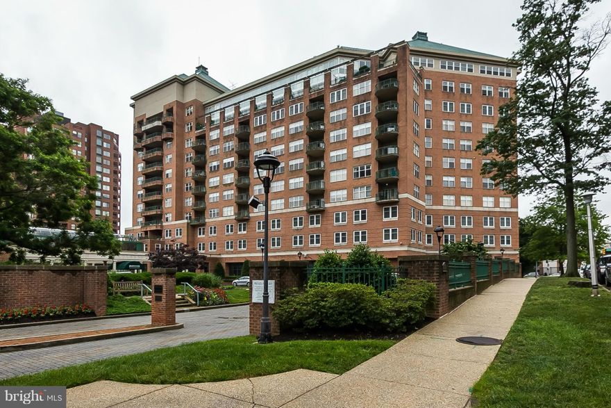 Enjoy beautiful north, east and west views from the balcony of this immaculate 1 BR, 1.5 BA condo in full service building.  Marble bath and foyer, white kitchen, TWO deeded parking spaces (G27 & H7), double walk-in closets.  Great location in the building close to elevators. ***ASSESSMENT HAS BEEN FULLY PAID***.    Easy to show!!