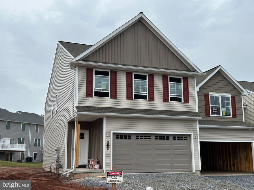 UNDER CONSTRUCTION! This Pheasant model is a 3 BD, 2.5 BA, 1,895 sq. foot, end unit townhome. With its nine foot ceilings and open foyer, well-lit, spacious and open first floor, this home exudes elegance. Included in this kitchen is an island, granite countertops, stainless steel appliances, recessed lighting, an adjacent pantry and many more features. You will feel right at home in the owner’s suite with its large spaces and lots of natural light. The owner’s bath and walk-in closet are exceptionally spacious. Also on the second floor are a loft, bedrooms two and three, a family bath and the laundry room, which is just steps from all bedrooms and bathrooms. This home features a full lower level, a 10'x12' concrete patio, and a 2 car garage. A side porch affords additional outdoor living space. Interior selectins may still be available.
- Home to be completed by mid-December.
- All taxes are estimated as this is new construction and has not been assessed.
- Interior photos are from a similar home.