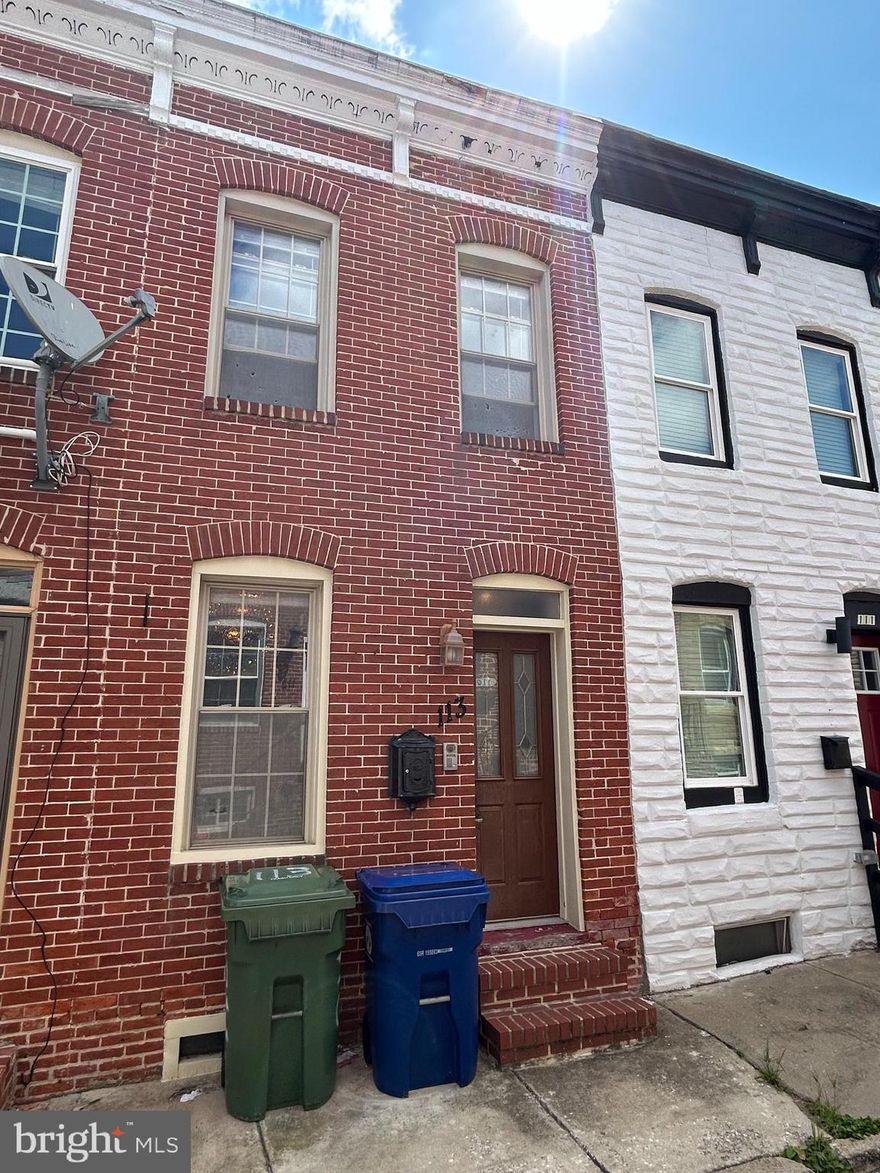 113 North Bradford Street — Prime Patterson Place
Steps to Patterson Park and an easy walk to Johns Hopkins Hospital, this 3-bed, 2-bath brick rowhome puts you at the center of East Baltimore's most convenient corridor. Enjoy morning runs and weekend festivals in sprawling Patterson Park just a block away, and be on the Hopkins medical campus in about 12 minutes on foot (approx. 0.6 miles). 
Inside, find a classic Baltimore layout with three comfortable bedrooms and two full baths—ideal for roommates, guests, or a dedicated home office. The location delivers daily convenience: dining and nightlife in nearby Fells Point, Canton, and Harbor East, plus neighborhood greenspace at the Patterson Park Audubon Center. Transit and city access are a breeze with Johns Hopkins Hospital Metro and downtown just minutes away. 
Area Highlights
1 block to Patterson Park with fields, trails, playgrounds, dog park, pool, and year-round community events. 
12-minute walk (0.6 mi) to Johns Hopkins Hospital; Kennedy Krieger and Mercy Medical Center also close by. 
Patterson Place neighborhood—walkable rowhome community directly across from the park and convenient to Hopkins, shopping, and restaurants. 
Tenant is responsible for gas/electric and water. Renters insurance is required. Until proof is shown  there is a $51.95 fee over the rent for insurance.