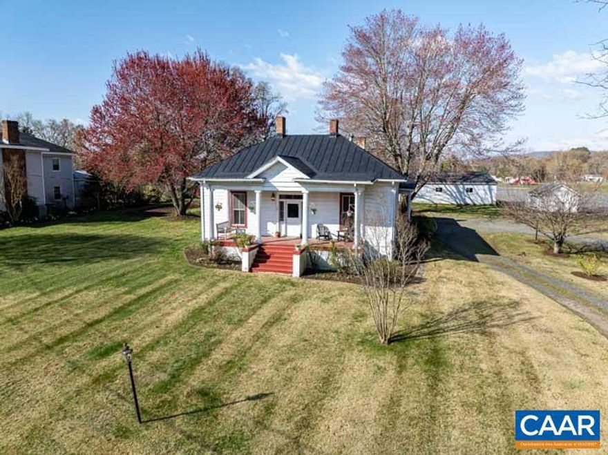 Welcome to a piece of history nestled in the heart of Historic Gordonsville! This 1937 Arts & Crafts style home exudes charm and character at every turn, offering a timeless retreat for those seeking a blend of vintage elegance and modern comfort. Step inside to discover a welcoming ambiance that instantly transports you to a bygone era. With 3 bedrooms and 1 full bath, this home provides cozy spaces for both relaxation and rejuvenation. The spacious eat-in kitchen is a culinary haven, where meals are prepared amidst the warmth of nostalgia and the convenience of contemporary appliances. Situated on an oversized lot, the property offers ample outdoor space for endless possibilities. Whether it's hosting gatherings under the shade of mature trees or cultivating your own garden oasis, the expansive yard invites you to embrace the joys of outdoor living. Conveniently located in the heart of Historic Gordonsville, explore nearby shops, restaurants, and historic landmarks, or simply unwind in the tranquil beauty of your own backyard. Don't miss the opportunity to own a piece of history in this enchanting Arts & Crafts home. Come experience the timeless allure and undeniable charm that define this one-of-a-kind property.,Formica Counter,Wood Cabinets,Oil Tank Above Ground,Fireplace in Foyer