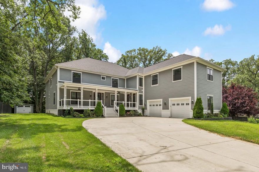 Gorgeous, custom Craftsman home with 7 BR 7.5 BA built new in 2020!  Over 9,000+ finished sq ft on three spacious levels offering luxurious décor and high-tech features throughout!  Beautiful lot backing to trees on a cul-de-sac with no HOA, with easy access to Little River Turnpike/Duke Street, 395, and the Landmark redevelopment area.  Enjoy rich hardwood floors on the main level and upper floor landing, with luxury vinyl flooring downstairs, and marble or tiled bathrooms throughout!  The two-story Great Room offers breathtaking windows facing the trees behind the home, and boasts a sleek gas fireplace with stacked-stone accent wall from floor to ceiling!  Cook in style in the exquisite modern Chef’s kitchen with marble counters and backsplash, with upgraded stainless-steel appliances including a six-burner gas cooktop, a wine frig, and counter-depth side-by-side refrigerator.  Multiple, flexible living arrangements are offered by a main-level bedroom with private en-suite bath, plus two more primary suites upstairs; an expansive Owner’s Suite with exterior balcony, dressing room, marble shower and freestanding soaking tub, plus another primary bedroom suite with private full bathroom and separate staircase, perfect for a nanny or in-law suite.  Entertaining is effortless downstairs in the huge recreation room with a walk-behind wet bar with cabinets and wine frig, a theater room, an exercise room, Bedroom #7, and two full bathrooms!  High-end tech upgrades throughout include a NUVO Sound System with music speakers on every level and outside on the rear deck, a security system with cameras throughout, a two-zone HVAC system with five programmable, smart-phone controlled Ecobee thermostats, backup propane gas, two smart high-efficiency tankless water heaters, and inground Rainbird irrigation system!  This home offers more features than can be listed here, including dual staircases on each level, laundry room on each level, and must be seen to believe!  Incredible location inside the Beltway, just minutes from historic Old Town Alexandria, vibrant Arlington, and Washington DC!