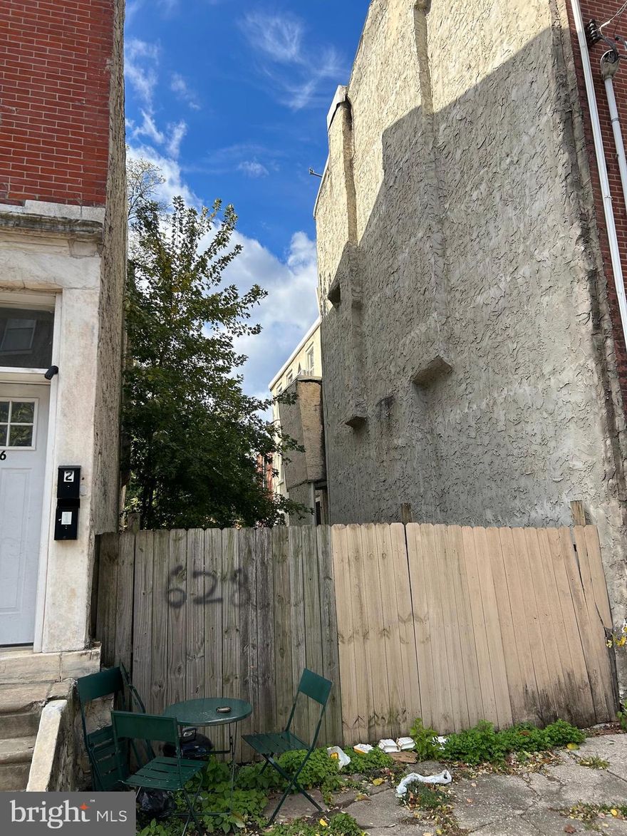 Welcome to the Spring Arts neighborhood where location is everything!  Are you a discerning housing developer who knows that the real value is in the LAND.  This is a large 2200+ SF lot zoned RSA5 that conforms with the residential block its located on.  Here is a chance to acquire land for future development.  The City of Philadelphia and current mayor,  Honorable Cherelle Parker have approved major funding for the construction of homes through out the city.  This may be the perfect opportunity to work in partnership with local housing groups to bring affordable homeownership back to the neighborhood.   
This lot was used primarily as a garden.  Based on the current zoning, the highest and best use would be a residential dwelling.  Drive through the area and see the potential.