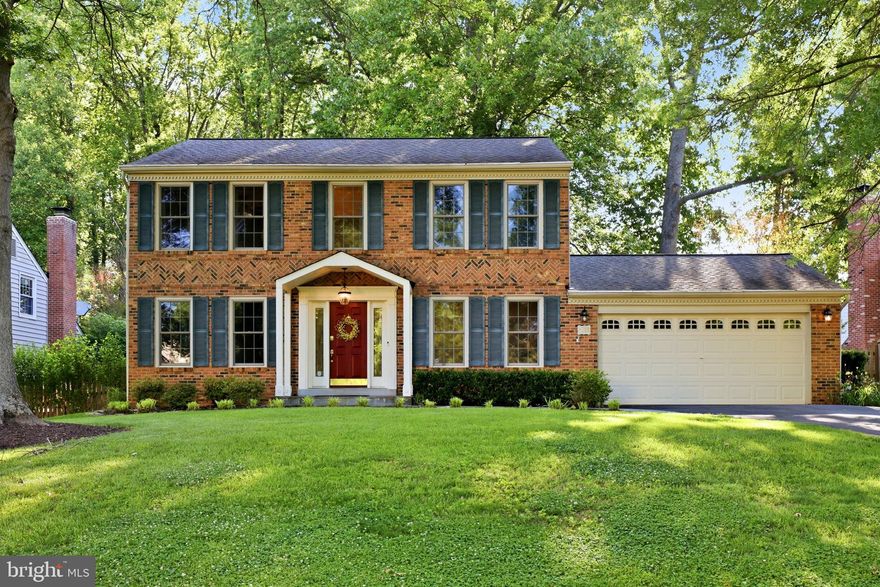 Nestled in the serene enclave of Aubrey Place, this exquisite Colonial home offers a harmonious blend of elegance and comfort. Spanning over 2,800 square feet, this residence features five spacious bedrooms and two and a half baths, perfect for both relaxation and entertaining. Step inside to discover a thoughtfully designed interior adorned with crown moldings and a traditional floor plan that invites warmth and connection. The heart of the home is the gourmet kitchen, complete with upgraded countertops, an island for casual dining, and high-end appliances, gas self-cleaning oven and range, and dishwasher. The cozy breakfast area is perfect for morning gatherings, while the formal dining area sets the stage for memorable dinner parties. The inviting living space boasts a charming wood burning fireplace, creating a perfect ambiance for cozy evenings. The primary bath offers double sinks, soaking tub and separate shower. Outside, the fulling fenced .26-acre lot backs to lush trees, providing a tranquil backdrop and privacy. Includes a detached garden shed, stand-alone firewood shed and home generator. Enjoy the peaceful surroundings from the screened porch, ideal for sipping morning coffee or unwinding after a long day. The attached two-car garage adds convenience to your lifestyle. This home is not just a residence; it's a sanctuary that embodies a luxurious lifestyle, where every detail has been curated for comfort and elegance. Experience the perfect blend of sophistication and warmth in this stunning property. Walk to the Clarks Crossing Park/Trail - No HOA - Cul-de-Sac Street.