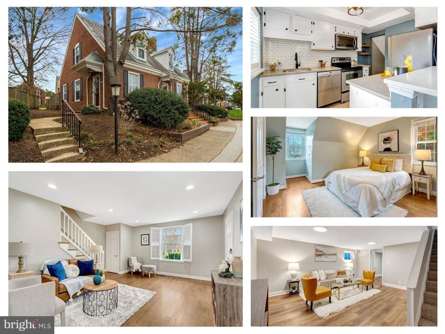 Welcome to 4400 36th St. S, a bright and inviting Edgewood model in sought-after Fairlington Arbor with the charm, layout, and flexibility buyers are looking for. A standout feature of this home is the rare upper-level bonus room, a valuable extra space that can serve as a home office, nursery, guest space, or small bedroom. The finished lower level adds even more versatility with a spacious rec room, full bath, laundry area, and a separate private room ideal for guests, work-from-home needs, hobbies, or additional living space.

The main level features a bright living room, dining area, and an updated kitchen with white cabinetry, stone countertops, a subway-tile backsplash, breakfast bar seating, an upgraded sink, added shelving, and a Bosch dishwasher. Hardwood floors on the main and upper levels and abundant natural light create a warm, welcoming feel throughout. Upstairs, the primary bedroom is complemented by the desirable additional room, a special feature that adds functionality rarely found in this model. The upstairs bath was renovated in 2025 with a high gloss acrylic tub liner and seamless wall system, while the lower bath was refreshed in March 2026 with fresh paint, new vanity, updated lighting, and fixtures.

Recent improvements include a 2024 renovation of the lower level with added insulation, drywall, baseboards, and new electrical outlets, a major 2024 upgrade to the main electrical panel, renovation of the upstairs office with bamboo flooring and a more open layout, backyard turf added in 2024, and additional bathroom lighting and fixture updates. Outside, enjoy a private patio and green space, plus one assigned parking space. Fairlington Arbor residents enjoy beautifully landscaped grounds, pool, tennis courts, walking paths, and an exceptional location close to Shirlington, I-395, Washington, DC, National Landing, Del Ray, and Old Town Alexandria.