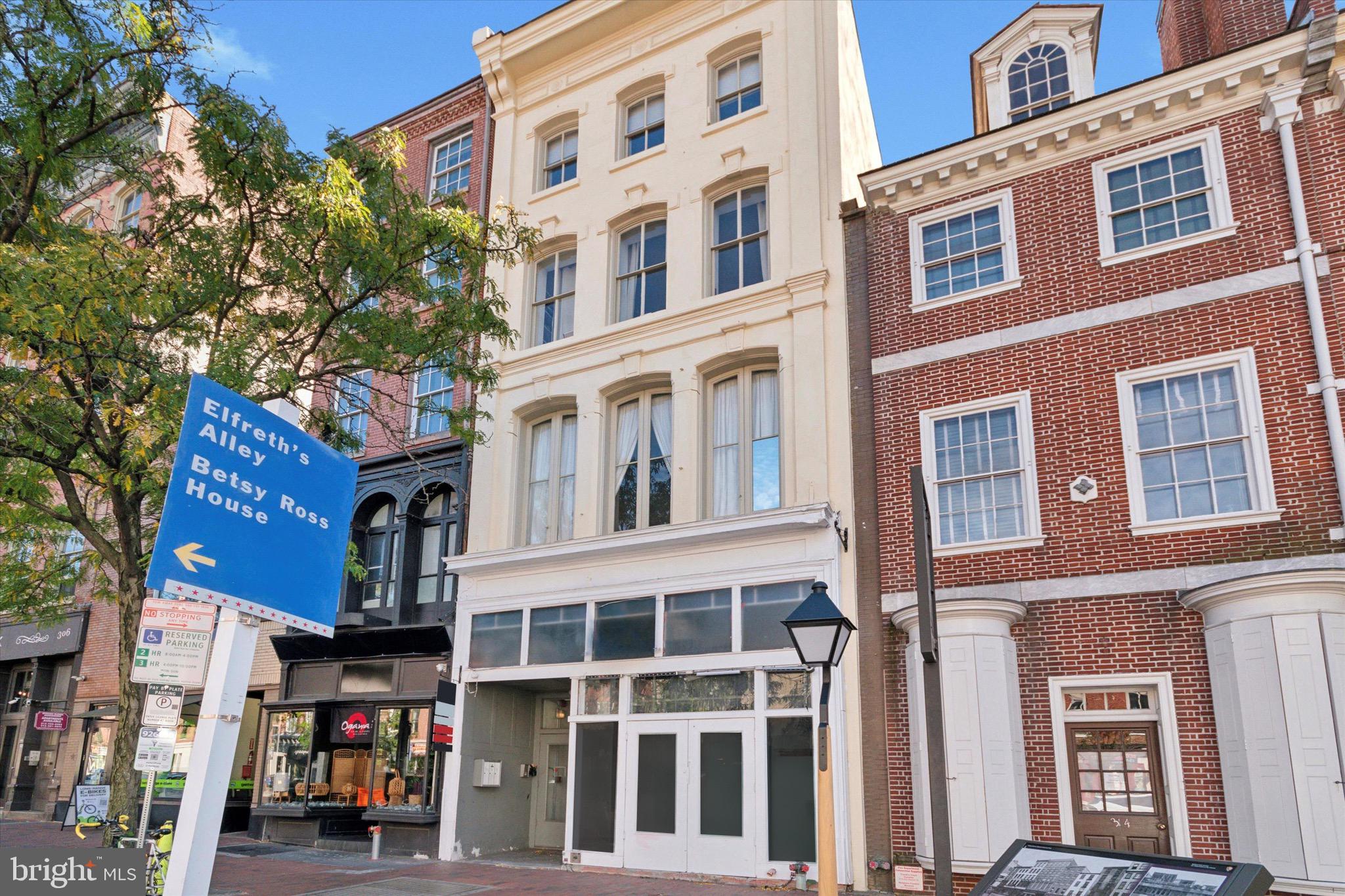Old City's largest available 2nd generation restaurant with available liquor license. This expansive first-floor Market Street property features two bars, an existing kitchen with new hood and full basement. High ceilings, handicapped bathrooms, DJ booth, two banks of skylights and 1,000 square foot mezzanine are just some of this property's unique features. Potential expansion into two formerly sealed off floors above kitchen. Located next door to America's oldest post office and other historic attractions. Located just doors from award winning "Fork" restaurant. Also available For Sale.