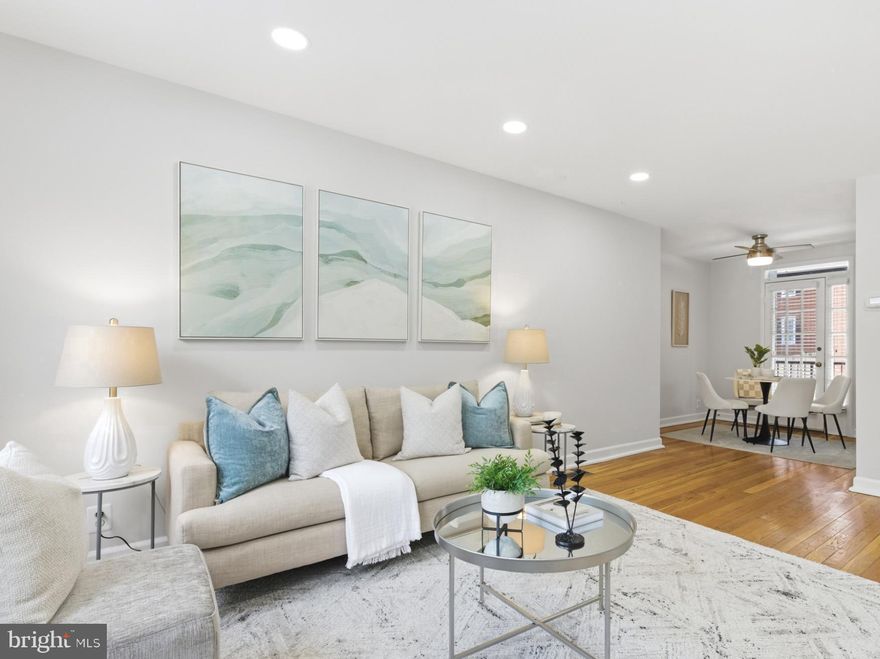 Turn Key Ready! This property lives like a townhouse without the maintenance.  This updated Barcroft model offers 2 bedrooms and 2 full baths with a bright, open layout across two levels. Enjoy a renovated kitchen, perfect for cooking and entertaining with newer stainless appliances, and updated counters. The living room features refinished hardwood floors, high ceilings and sunny windows  over looking the courtyard. Off the kitchen, enjoy your private patio and fenced in yard with a serene view of the common area. The main level features a primary bedroom with hardwood floors, and two closets. renovated bathroom across the hall with updated tile, vanity and shower doors. 
The finished lower level offers a 2nd bedroom space, and living area or potential office with built ins and a closet. The bathroom has a new vanity, and shower. You'll enjoy the full size washer and dryer, and additional storage space.  If you choose to rent out the lower space, there's a separate and private access. Community amenities include pools, tennis courts, playgrounds, and a community center, all in a prime location near I-395, King Street, Shirlington, the Pentagon, and a great mix of shops and restaurants. Easy living in a location that truly delivers.