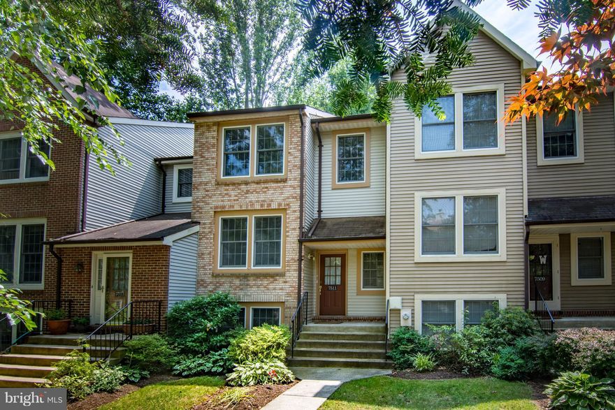 Beautifully maintained townhome with 3 bedrooms on the upper level, 2 full baths.  Lower level features a bedroom, full bath and family room leading out to Patio.  Main level with Eat-in Kitchen, large living room with Two Sliding Glass Doors leading to Deck.