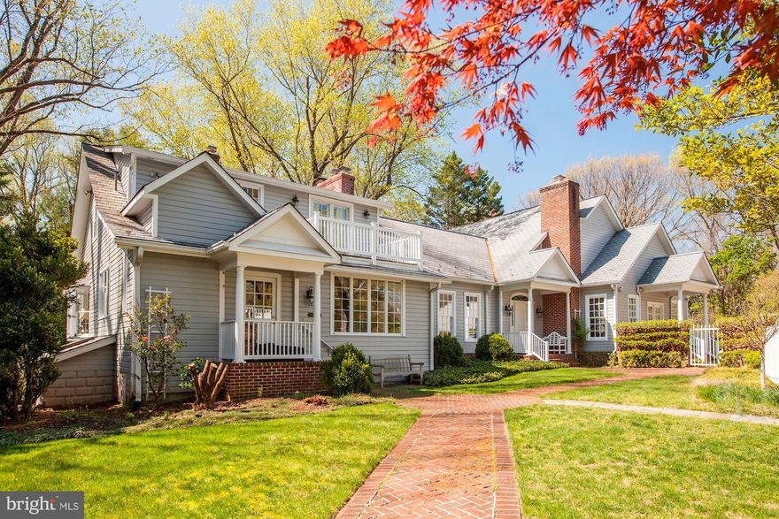 12011 River Road is a captivating farmhouse-style Colonial home that has been thoughtfully expanded and re-imagined while maintaining its wonderful charm and grace. Beautifully situated on 2 acres in Potomac, this one-of-a-kind property is comprised of an elegant Main House, a Pool House with a gorgeous Full Kitchen, and a detached 2-Car Garage with an upstairs Guest Apartment/In-Law Suite. Graciously updated throughout, this classically stunning home has a number of significant features that make it simply unforgettable. The superbly appointed grounds include an Infinity Pool, a serene Courtyard, tranquil Gardens, and a Private Walled Patio accessed from the luxurious Master Suite. Complete with extensive hardscaping and lush landscaping, the idyllic outdoor spaces offer a lovely atmosphere for quiet afternoons by the Pool or larger-scale gatherings. Just up the road from the shops and restaurants of Potomac Village, 12011 River Road is quietly nestled on an expansive 2-acre lot. Popular commuter routes are minutes away, making the drive to other parts of Maryland, Downtown DC, and Virginia easily accessible.