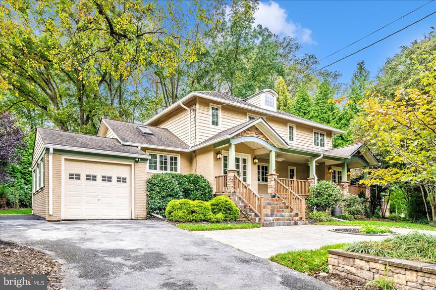 Craftsman style beauty with 5 Bdrms, 4 Baths, situated on a deep park like setting, 1/3 acre wooded lot.  3 Finished levels, completely renovated in 2017. The upper level primary bedroom suite has a balcony deck, custom built in's with a wet bar and ensuite luxury spa bath with an oversized custom stone shower and oversized jetted soaking tub. There are 2 additional upper level bedrooms and a center hall bath as well as a stackable washer/dryer. (separately on the lower level there is a full sized washer and dryer)  The main level features two additional bedrooms and a full bath.  The main level also features a gourmet kitchen with a large oversized granite island, s.s. appliances, including a gas stove/range, new refrigerator, dishwasher. Adjacent to the kitchen is a large living room with a fireplace and adjoining dining room area. The lower level is fully finished with a family room and fireplace, a flex room, bathroom, laundry and walk out stairwell exit. The exterior features large flagstone patios front and rear, an extra large covered front porch with slate flooring and ceiling fans. In addition there is a grand f.p. on the rear patio and a large oversized shed. Most recent upgrades- New Samsung Refrigerator, High Efficiency Hot Water Heater, Great Location  very easy commute to DC, Baltimore and major interstate routes. Close to shopping,  entertainment and the newly renovated Hillandale Local Park!  Please note, home is also currently listed for sale and owners reserve the right to accept a purchase offer at anytime prior to signing a lease!
