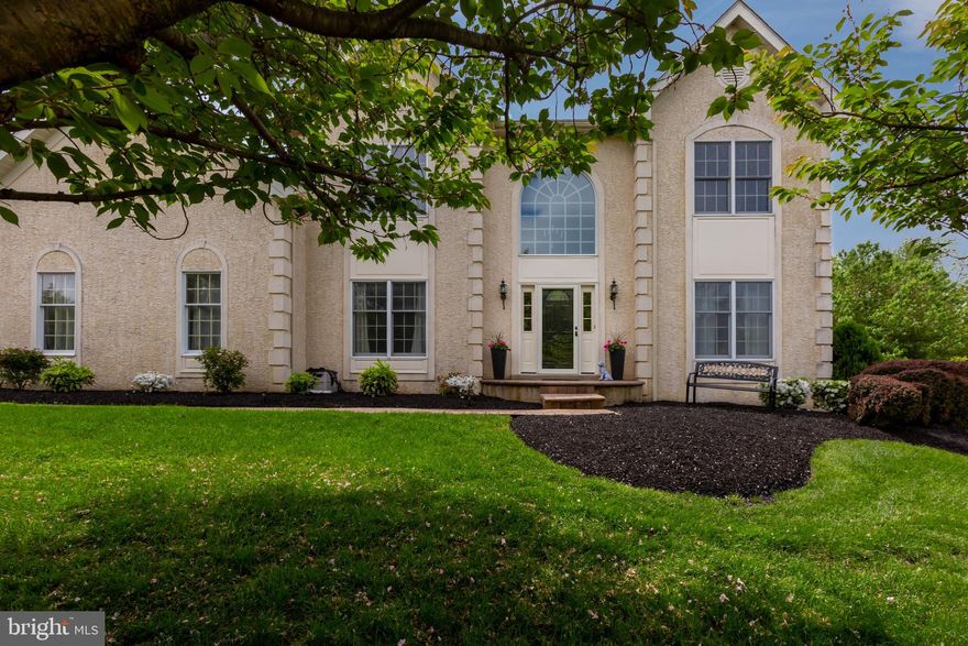 This home is the best value in Cobblestones, quick settlement possible. This gorgeous French Colonial with an updated kitchen and walk-out lower level offers a great opportunity to own in desirable Cobblestones at Thornbury. The community pool, multi-sport/tennis courts, and low taxes and fees make Cobblestones a truly special neighborhood. Enter the sunny two-story foyer with tile floor, large arched window, and custom woodwork. The formal living and dining rooms feature wood floors and crown and chair rail moldings. The spacious kitchen with stainless steel appliances and granite countertops was designed with a greenhouse addition for extra light, and offers access to the rear deck. The family room opens to the kitchen and features an attractive gas fireplace with brick surround, a cathedral ceiling, and skylights. The bright study/office with French doors and wood floor, the powder room with tile floor, and laundry room with new built-in cabinetry complete the main floor. On the second floor, wood floors are found in the hallway and two of the four bedrooms. There is a large luxurious master suite with tray ceiling, two separate walk-in closets, a sitting room, and a master bathroom with a double vanity and jetted tub. Three additional bedrooms and a hall bathroom with a double vanity complete the second floor. The fabulous walk-out lower level features a recreation room with a two year old custom-built bar, a playroom, a full bathroom, and access to the new patio. A large, unfinished storage area could be converted into a fifth bedroom. Recent improvements include (dates approximate) a new roof (2018), new HVAC (2012/13), and a new gas line to the fireplace (2019). Thornbury Township is known for its excellent parks and low taxes. This home is located in the award-winning West Chester Area School District. Cobblestones at Thornbury features a heated community pool and multi-sport/tennis courts and offers a safe and friendly community that hosts annual events and neighborhood parties, and is close to parks, schools, shopping and dining.  Visit today!