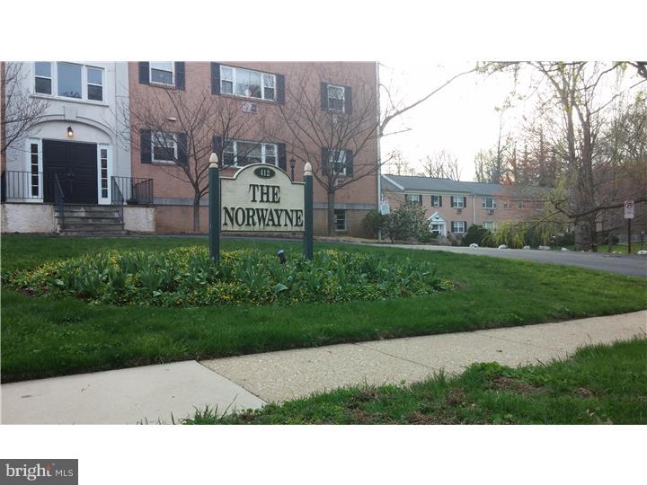 Charming condo within walking distance to downtown Wayne. This adorable condo features a spacious kitchen with separate dining area, natural light filled living room, 2 generous sized bedrooms and conveniently located full bathroom. Additional personal storage is located on 2nd floor. WOW!!--Rent includes heat, water, trash, exterior maintenance and grounds maintenance. Take a stroll to the movie theater, shops, restaurants and train station! Co listing agent is part owner.