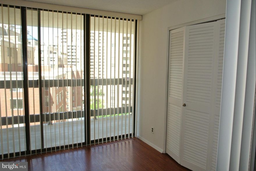 Tax record calls this a 2BR unit - 1500SF! Updated kitchen w/ceramic flooring, new appliances, granite countertops*New floors throughout the remainder*Main bedroom is extra large, with 2 closets, bath and balcony access*Den has closet & balcony access*Lighted alcove for desk*Wrap around balcony*Huge pool-Fitness center. RENT INC. PARKING/STORAGE/UTILITIES/BASIC CABLE!