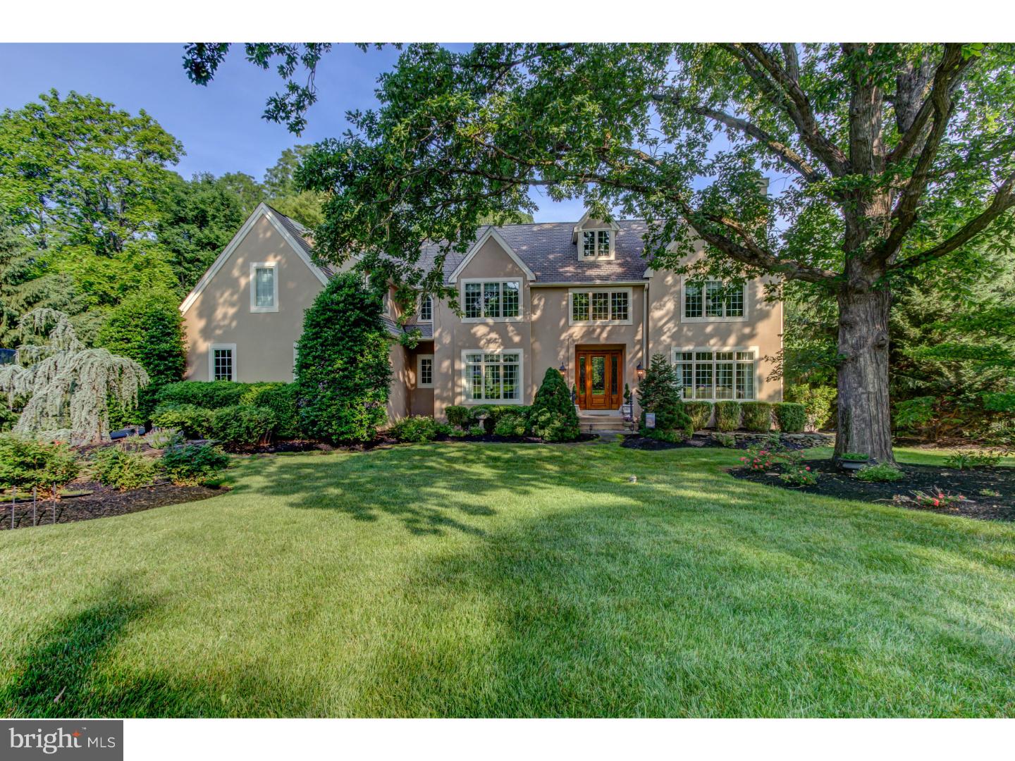 WOW! This home is a must see! Located in Treyburn, a highly desirable neighborhood in one of the top school districts in the state, this beautiful estate size 6 BR 4 full 2 half bath home is on one of the most private and unique lots - a home and setting that doesn't come on the market often! This professionally decorated, timeless home offers family and friends a gorgeous pool, hot tub and custom stone entertainment area with outdoor kitchen and bar - an area so inviting, just spectacular! From the time you enter the foyer with marble floors and dramatic staircase, which leads to the gorgeous living room with floor to ceiling gas fireplace surround and dining room with Butler's Pantry, to the beautiful kitchen, you'll know you're in a special home. The walk-out basement has oversized windows (lots of natural light), media room, custom 2nd kitchen and second laundry - just steps to the pool. Perfect for entertaining! This unique home has amazing curb appeal and you can enjoy nature as it backs up to a private wooded area with no street noise. The spacious kitchen has granite counter tops newer appliances, oversized island and breakfast area which leads to a large deck with pergola. The family room has dramatic cathedral ceilings, custom built surround with wood fireplace and built-in cabinets, large palladium/ plantation shutter windows. The beautifully decorated study has custom built-in cabinets. The master suite is located in a separate wing on the 2nd floor with tray ceiling, large closet, luxury bath and Jacuzzi tub. Five additional, generously sized bedrooms and 2 full baths are located on this floor. There is also a second staircase for convenience. Other features include all new Pella windows, security and sprinkler system, custom solid wood and glass front door entrance, integrated generator, gorgeous moldings, new gas furnace (2013), new AC compressors (2013), refinished hardwoods, upgraded carpet, custom light fixtures, 9 foot ceilings, professionally landscaped, Belgium block driveway and an abundance of storage ? the list goes on!!It's all about location and this home is less than 5 minutes from I76,turnpike, 202, 422, train and King of Prussia Mall. Schedule an appointment soon as this home won't stay on the market long.