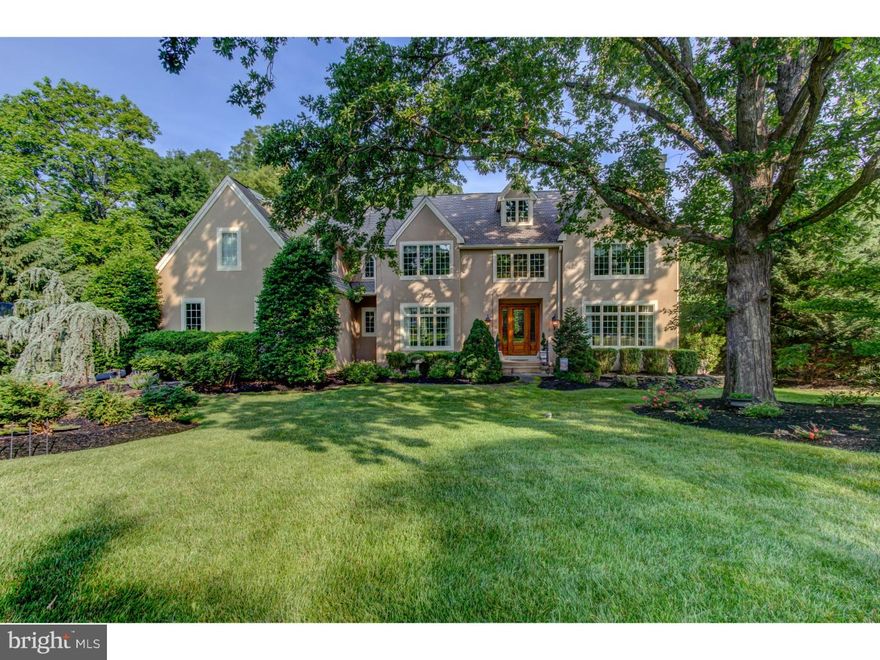 WOW! This home is a must see! Located in Treyburn, a highly desirable neighborhood in one of the top school districts in the state, this beautiful estate size 6 BR 4 full 2 half bath home is on one of the most private and unique lots - a home and setting that doesn't come on the market often! This professionally decorated, timeless home offers family and friends a gorgeous pool, hot tub and custom stone entertainment area with outdoor kitchen and bar - an area so inviting, just spectacular! From the time you enter the foyer with marble floors and dramatic staircase, which leads to the gorgeous living room with floor to ceiling gas fireplace surround and dining room with Butler's Pantry, to the beautiful kitchen, you'll know you're in a special home. The walk-out basement has oversized windows (lots of natural light), media room, custom 2nd kitchen and second laundry - just steps to the pool. Perfect for entertaining! This unique home has amazing curb appeal and you can enjoy nature as it backs up to a private wooded area with no street noise. The spacious kitchen has granite counter tops newer appliances, oversized island and breakfast area which leads to a large deck with pergola. The family room has dramatic cathedral ceilings, custom built surround with wood fireplace and built-in cabinets, large palladium/ plantation shutter windows. The beautifully decorated study has custom built-in cabinets. The master suite is located in a separate wing on the 2nd floor with tray ceiling, large closet, luxury bath and Jacuzzi tub. Five additional, generously sized bedrooms and 2 full baths are located on this floor. There is also a second staircase for convenience. Other features include all new Pella windows, security and sprinkler system, custom solid wood and glass front door entrance, integrated generator, gorgeous moldings, new gas furnace (2013), new AC compressors (2013), refinished hardwoods, upgraded carpet, custom light fixtures, 9 foot ceilings, professionally landscaped, Belgium block driveway and an abundance of storage ? the list goes on!!It's all about location and this home is less than 5 minutes from I76,turnpike, 202, 422, train and King of Prussia Mall. Schedule an appointment soon as this home won't stay on the market long.