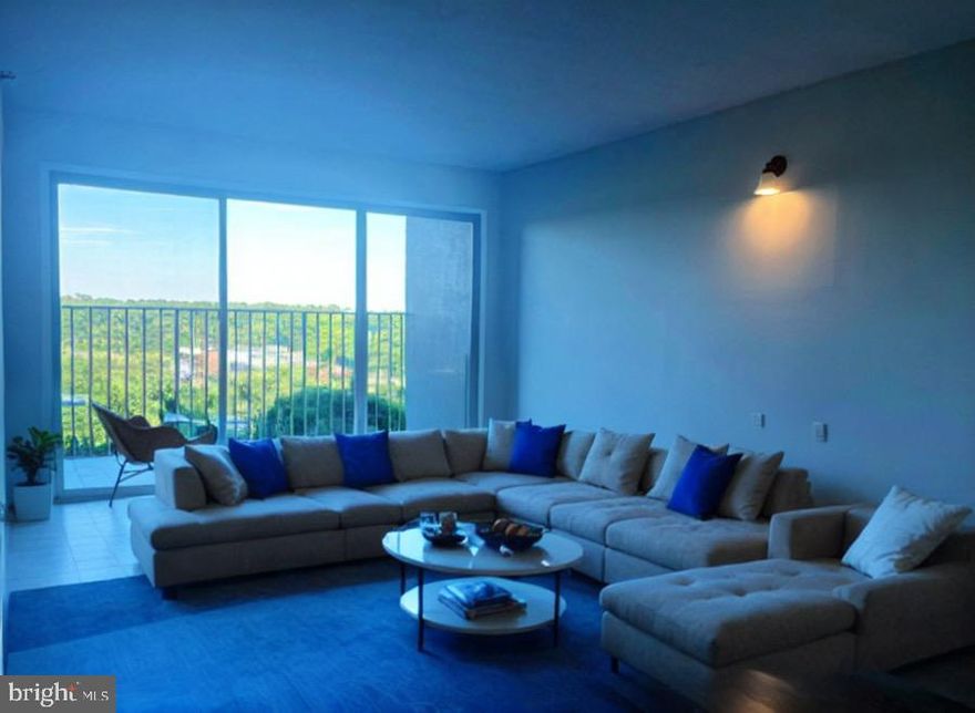 Open house this weekend! Welcome to your urban oasis in the sky! This meticulously crafted condo offers the epitome of classic luxe living with unparalleled amenities and breathtaking views! Priced to sell this unit is an amazing investment with the last rental rate being $2500. This 2BR/2BA unit features large windows, intentional features throughout, open floor plan with ample room for entertaining and two private outdoor spaces. The main level includes two large bedrooms, each with adjacent bathrooms. Primary bedroom features an expansive square footage and two large closets with ample space to design your own custom built-ins. The second bedroom boasts built in bookcases perfect for a home office or workout space. Large sliding doors lead to a spacious private balcony with sweeping skyline views! This beautiful unit offers a garage parking space, and hotel-like amenities with an attentive front desk, community room, fitness center, and serene treeline views...not, to mention seller help and all utilities included in your condo fees. 

All of these advantages in a unit that is easily accessible to 495, 295, and convenient to University of Maryland College Park. Utilize this as your primary home or first investment opportunity...either way, you can’t lose with this exceptional unit.