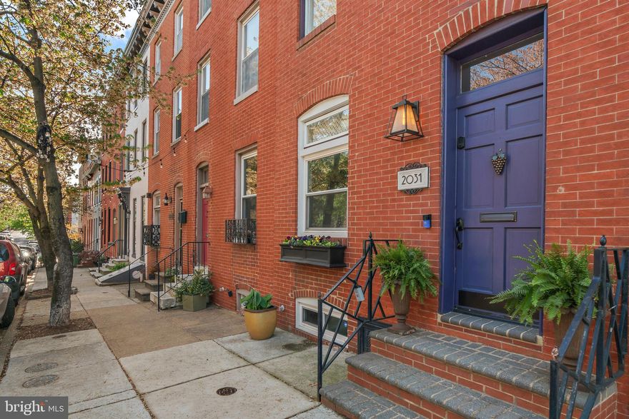 Spacious 3 story Butchers Hill Federal style Townhome within walking distance to Patterson Park, JHH, and Canton/Fells Point. The large rooms have all been freshly painted top to bottom. Upon Entry the first floor living and dining strikingly display fireplace and exposed brick walls as well as freshly refinished original wide plank pine floors. Large Rear Kitchen Addition offers Professional Grade Appliances , Vaulted Ceiling, and lots of cabinets and natural light. Second Floor Master boasts beautiful original pine floors while second and third bedrooms have new carpet. Third floor Bedroom is huge and includes sink/ or wet bar.  Updated 2nd and 3rd floor Full Baths. Party ready  composite and vinyl rooftop deck with views of the harbor. Large  rear Courtyard with recently refinished Deck and Lower Courtyard. First Floor Powder Room. Connections for potential first floor laundry. Unfinished basement w/ ample storage. Gas Fired Energy efficient Tankless On Demand Water Heater