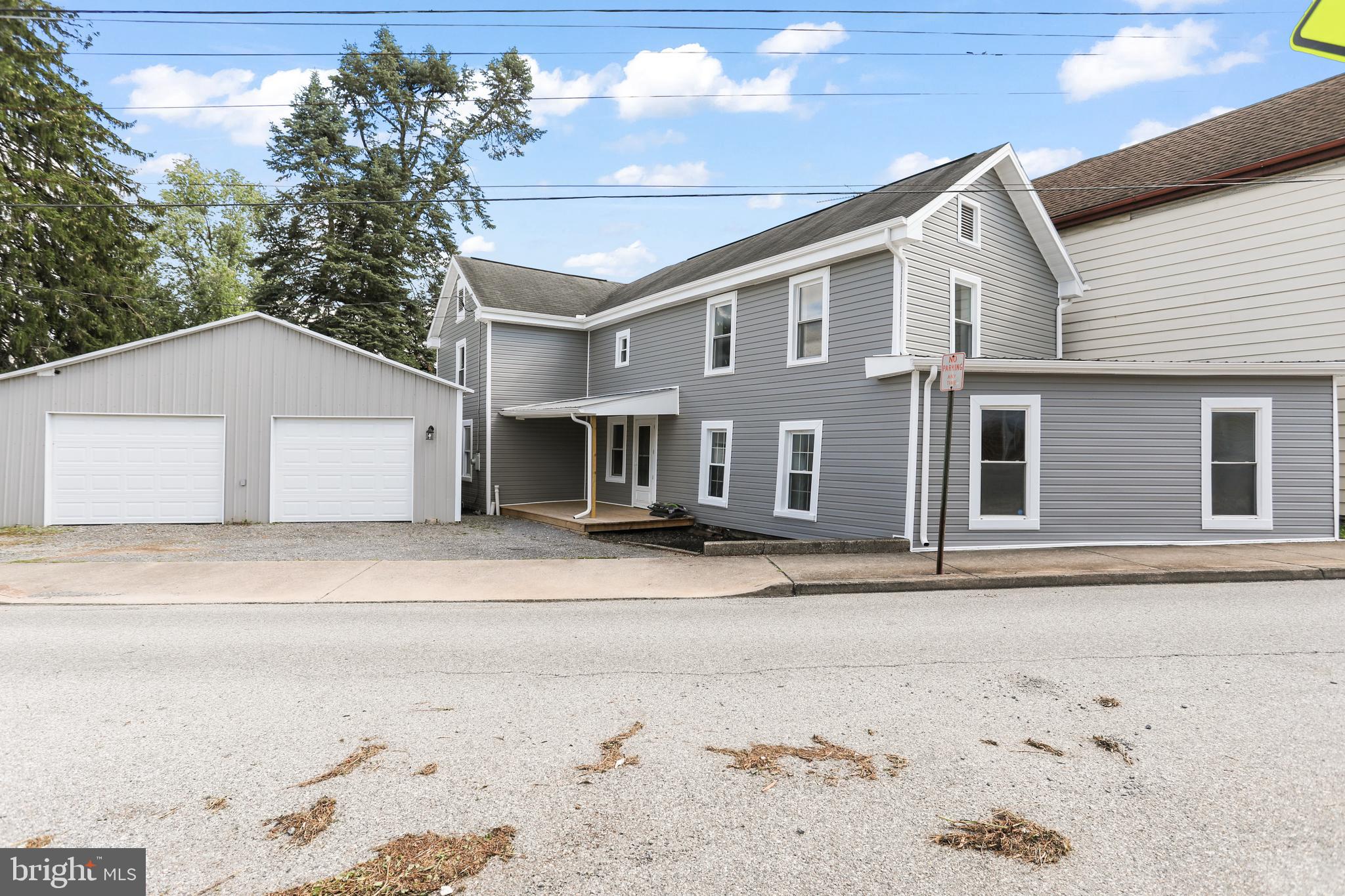 Run on over to Cleveland Avenue and check out this fully renovated 4 bedroom home with a 2 car garage in Waynesboro! There is a sneaky amount of space in this property and it really provides a lot of value in the low $200,000s with a large living room, first floor laundry and full bath, there is also a room that can serve as a first floor bedroom or a variety of other uses. There are 3 more very nice sized bedrooms on the 2nd floor with 2 of the bedrooms sharing a half bath and then another full bath with access from the hallway and the huge primary bedroom that has a big walk in closet. All bathrooms are brand new. The kitchen cabinets were painted and new tile backsplash installed. All new paint, flooring and fixtures throughout. All new soffit, fascia, gutters, downspouts and siding. The 2 car garage has all new doors, tracks and a new opener. This home qualifies for 100% financing. Set up a showing before it's too late!