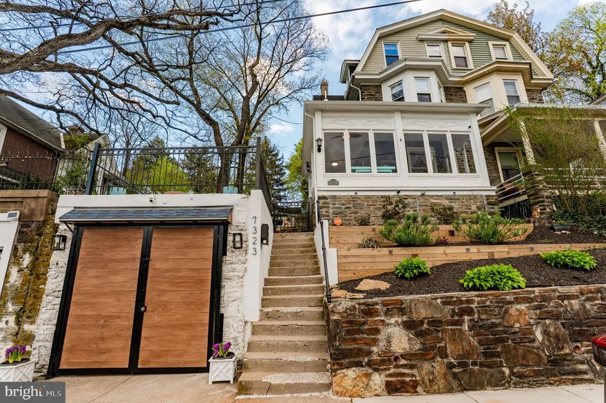Welcome to 7323 Chestnut Ave, a stunning 5-bedroom, 2.5-bathroom home nestled in the desirable community of Elkins Park. This beautifully updated residence offers an abundance of space, classic architectural details, and modern conveniences, creating the perfect place for both relaxation and entertainment.
 Step inside the classic living room with hardwood floors, intricate woodwork, and large windows that fill the space with natural light. The adjoining formal dining room is perfect for hosting dinner parties or family gatherings. The Updated and eat-in kitchen features sleek granite countertops, stainless steel appliances, center island and ample cabinetry,  Whether you're preparing everyday meals or hosting a special event, this kitchen is equipped to handle it all. Fully enclosed front porch and main level laundry and mud room along with a convenient powder room complete the main level.
The second floor offers three well-sized bedrooms with plenty of natural light and a full bathroom featuring a spacious walk in shower.
The third floor offers 2additional bathrooms along with an additional full bath.
Full finished basement offers even more space for entertainment along with in home gym or work out area.
 The large back and side yard is perfect for entertaining, gardening, or simply unwinding. Whether you're hosting a summer BBQ, chilling around the fire pit, or just relaxing with a cup of coffee, This outdoor space is second to none!
This Home Exemplifies the Pride of  Ownership!
7323 Chestnut Ave offers a 1 car detached garage, plenty of street parking and is ideally located near local parks and Cheltenham Schools. With easy access to the Melrose Park train station, you’re just minutes away from a quick commute into Philadelphia, offering convenience for both work and leisure.