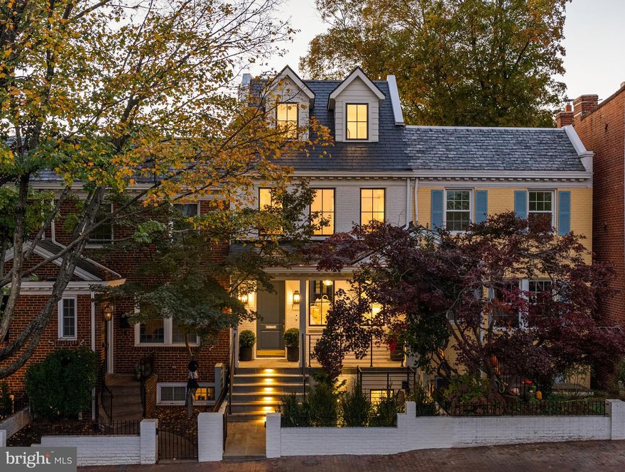 OPEN HOUSE CANCELED! UNDER CONTRACT. NEWLY REIMAGINED HOME WITH 2-CAR PARKING & ROOFTOP DECK IN BURLEITH! ELEVATOR-READY. Discover this stunning 4-level, 5BR/4.5BA row home by premier builder, District495, offering almost 3,700 SF of modern luxury. Featuring Thermador & ILVE appliances, Waterworks plumbing fixtures, white oak floors, custom cabinetry, handpicked marble & bespoke millwork, and two accordion doors opening to landscaped outdoor spaces. Enjoy multiple entertaining areas, including a rooftop deck with panoramic views of Georgetown, Arlington & the Washington Monument. Includes 2-car secure parking with EV charging and elevator-ready infrastructure. Located in the Hyde-Addison School District.