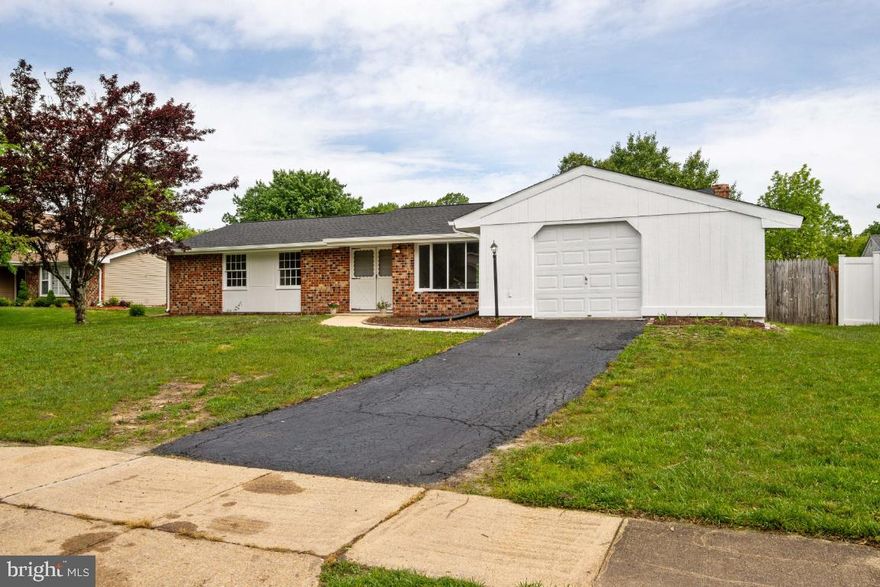 Renovated 4 bedroom, 2 bath, 1-car garage rambler in sought after Pinefield neighborhood in northern Charles County.  This rambler is one of the larger ramblers built in the neighborhood.  It boasts fresh paint, a brand new roof, new appliances, new cabinets, new countertops, new tile, new carpet, new laminate, new bathrooms, new heat pump...new, all new.  It's just waiting on the new owners to call it home!  Primary bedroom features two closets (one walk-in) and an en-suite full bath.  Enjoy the well appointed, newly renovated eat-in kitchen with stainless steel appliances.  Living room has a bay window allowing lots of natural light to fill the space.  Relax in the family room with a cozy, wood burning fireplace and access to the fenced backyard.  The community park is mere blocks away.  No HOA.  Commuter lot is nearby.  Easy commute to DC, AAFB, Joint Base Anacostia Bolling, NSF Indian Head, and National Harbor.  Close to shopping, dining, and entertainment.
