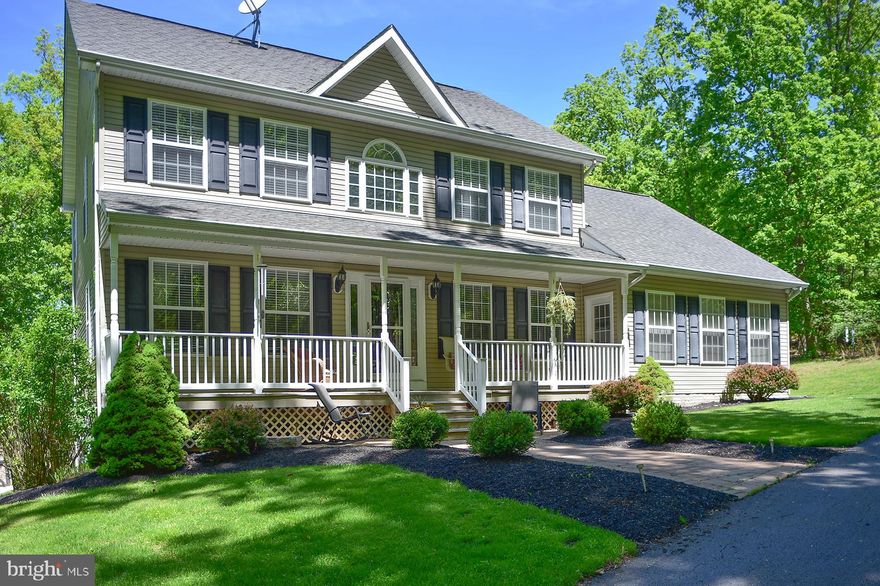 Absolutely beautiful custom-built colonial nestled on 4 private, wooded acres! This one-owner home offers 3 bedrooms, 2 full bathrooms, and 2 half baths, combining space, comfort, and timeless design.  Step into the elegant two-story foyer and continue into a spacious kitchen that flows seamlessly into the cozy family room with a fireplace and access to the rear deck, perfect for entertaining or relaxing. The main level also features a formal dining room, living room, home office, half bath, and a convenient laundry room.  Upstairs, you'll find a generous primary suite with a full bath, along with two additional bedrooms and another full bath. The finished basement adds even more living space, complete with a bar, pool table area, second family room, half bath, and a level walkout to a patio and the serene backyard.  A storage room and utility room complete the basement.  This home also includes an attached 2-car garage and ample driveway parking. Conveniently located with easy access to Alt. Route 40, I-70, I-81, and easy access to Frederick and Washington, D.C. Close to schools, grocery stores, and more!  Boonsboro elementary, middle and high! Minutes to beautiful Greenbrier State Park!   Don’t miss the opportunity to own this stunning retreat, schedule your showing today!