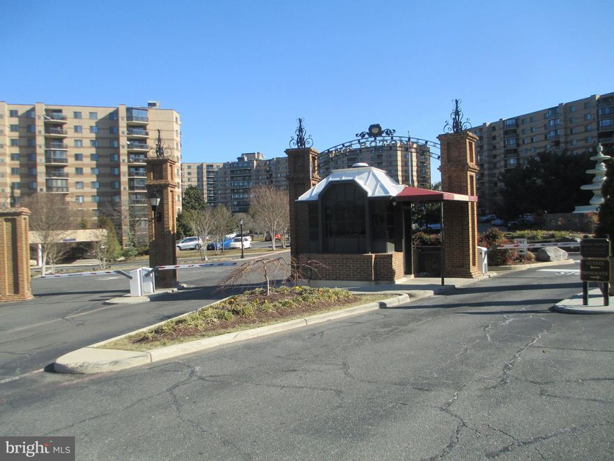 Sunny and bright 3-bedroom "J" unit in Gated Community with 24/7 security - Open floor plan- Gleaming hardwood floors- Great views - Updated-Kitchen with bar counter open to Dining area- All Rotonda amenities - 34 Acres with woods and trails, 2 ponds, 4 tennis courts, 2 pickleball courts, volley ball, basketball, soccer courts - Toddler's area - Community Center- New Gym - Sauna - Pool (s) indoors and outdoors - Business Center - Game Room - TV -  ...and more - Located in the Center of Tysons between  2 Metro stations -Near the Boro - Restaurants - Groceries - Movie theaters -Stores... Move in fee $600 - Elevator fee $250 refundable if moving M-F between 9AM-5PM, otherwise $100 not refundable.