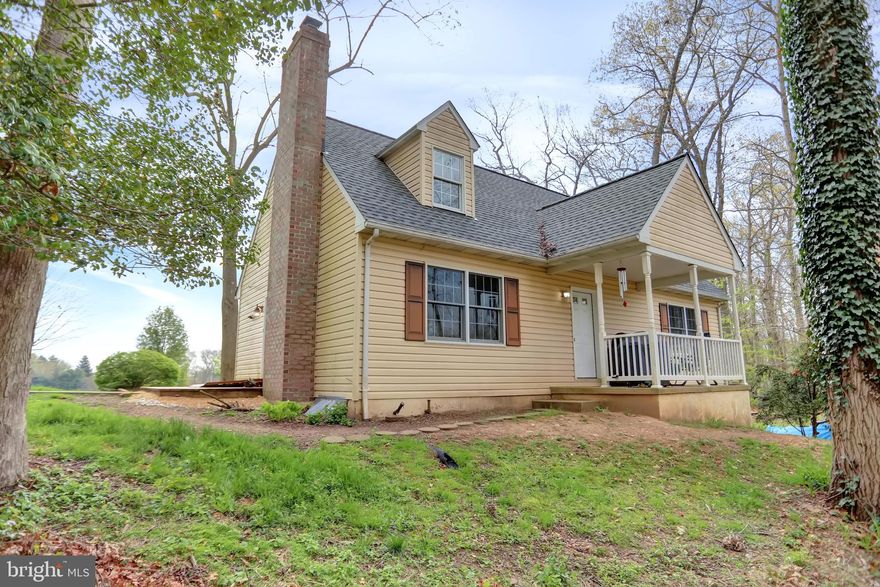 Great Cape style home situated in beautiful horse country. This home was basically rehabbed in 2019 and since then a new roof, HVAC and water heater have been added. Walkout level basement is waiting for you to make it what you please. Peaceful 1 acre setting with 2 porches, invisible fence, mature trees, flowering plants and 2 new sheds.