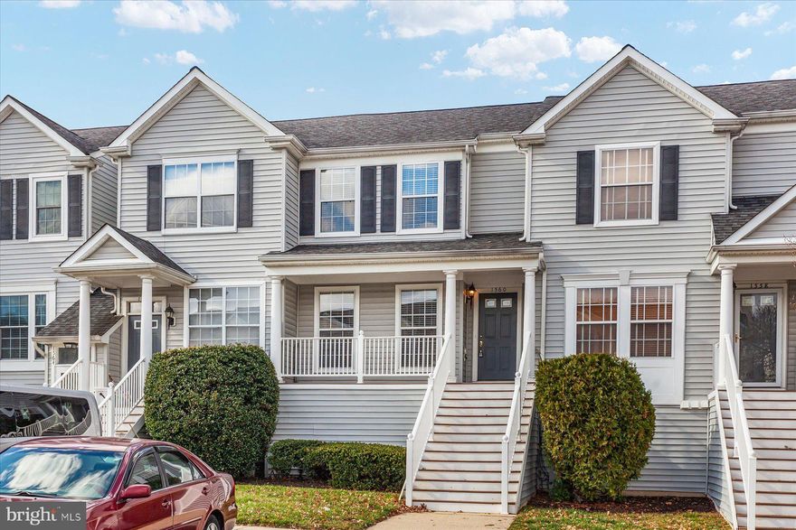 Freshly painted throughout with upgraded kitchen (granite countertops, newer cabinets, all stainless steel appliances, backsplash), deck off kitchen with view of the community pool.  All bathrooms are upgraded with vanities, mirrors, plumbing fixtures; and hardwood flooring all throughout the entire townhome.   Entire heating and a/c unit replaced 3 years ago and has been under a service contract ever since.  Crofton HS, MS and Crofton Elementary, all with bus transportation for a short ride to school.