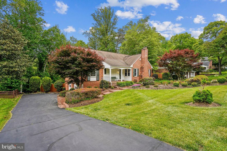 Opportunity Knocks!!! Solid large home nestled in a beautiful neighborhood and backing to Accotink Creek and the Gerry Connolly Trail. From the inviting front porch entry step inside to enjoy the original oak flooring, large wood burning fireplace in den off kitchen, separate dining room off cozy kitchen and 3 bedrooms, 2 full baths all on just the main level. Head upstairs to 2 more bedrooms and a full bath with more gorgeous oak flooring and tons of closet space and attic under the eaves.  The lower level includes a wood paneled rec room, large storage room and laundry. Head into garage that includes a small full bath for easy access from the pool.  Fenced area hosts private spacious deep water pool with fun slide, several outdoor sitting areas and views of trees. Quiet, walkable neighborhood yet minutes from offerings at Merrifield, Mosaic, Fairfax Hospital and 495, or head the other way and you are at Little River Trnpk and all Annandale has to offer.  This is an amazing opportunity to make this 1965 retreat your own, being sold by original owner!