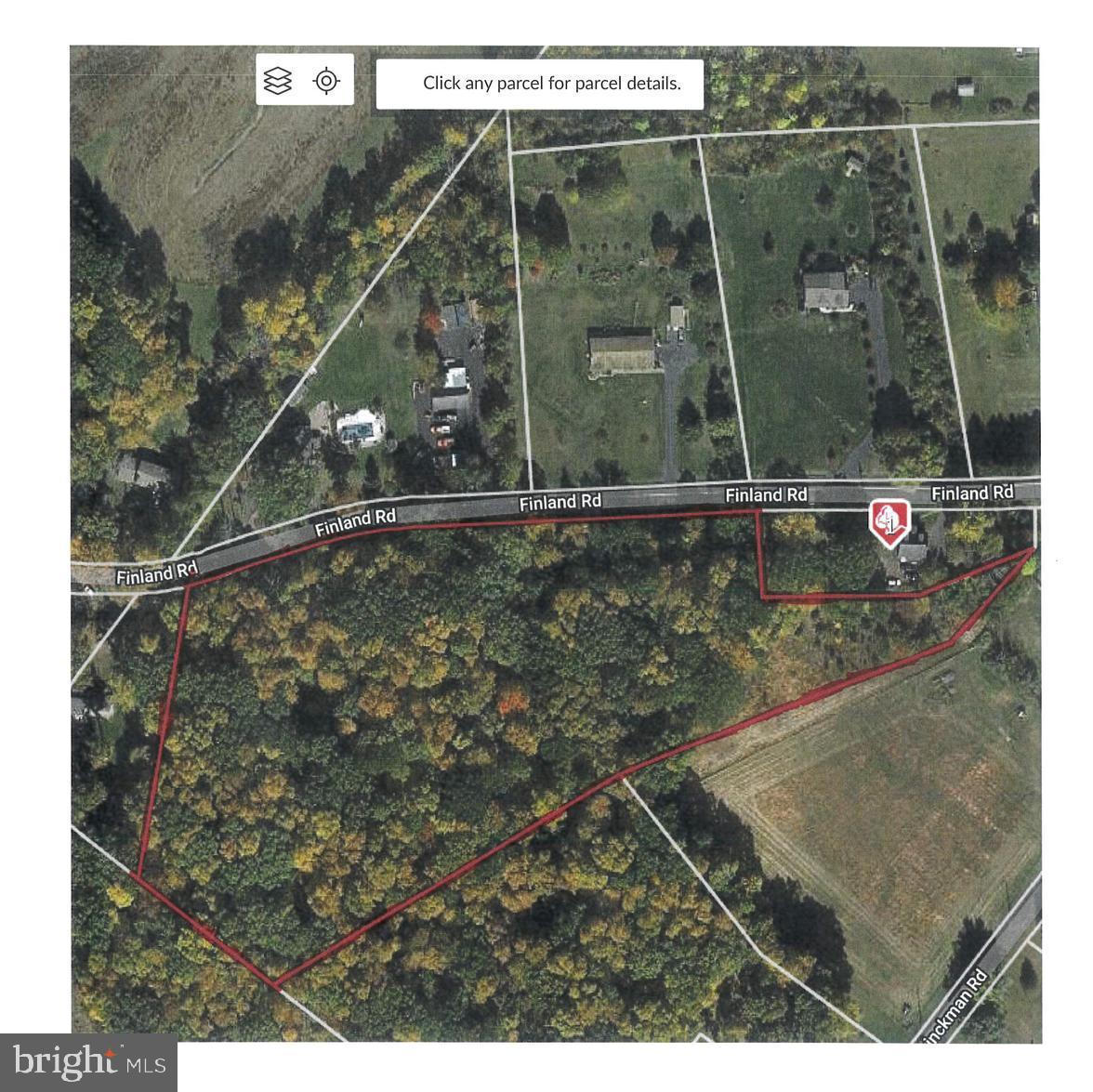 Build your dream home on this stunning 6.73-acre wooded lot! A lot of the upfront lot development costs has already been completed. Private and picturesque setting offers stunning views overlooking the stream that runs along Finland Road. The lot was previously approved for a sand mound and seller will provide information regarding the prior approval. Just a stone’s throw from Finland Road Park which offers a covered pavilion, playground and walking trail. Stream runs along the frontage on Finland Rd and will need to be crossed to build on this lot. Please see the attached documents regarding the perk approval and Highway Occupancy Permit and proposed bridge abutment engineering study.
For GPS purposes use 3116 Finland Rd, which may not be the assigned address when it is assigned a street address after construction.