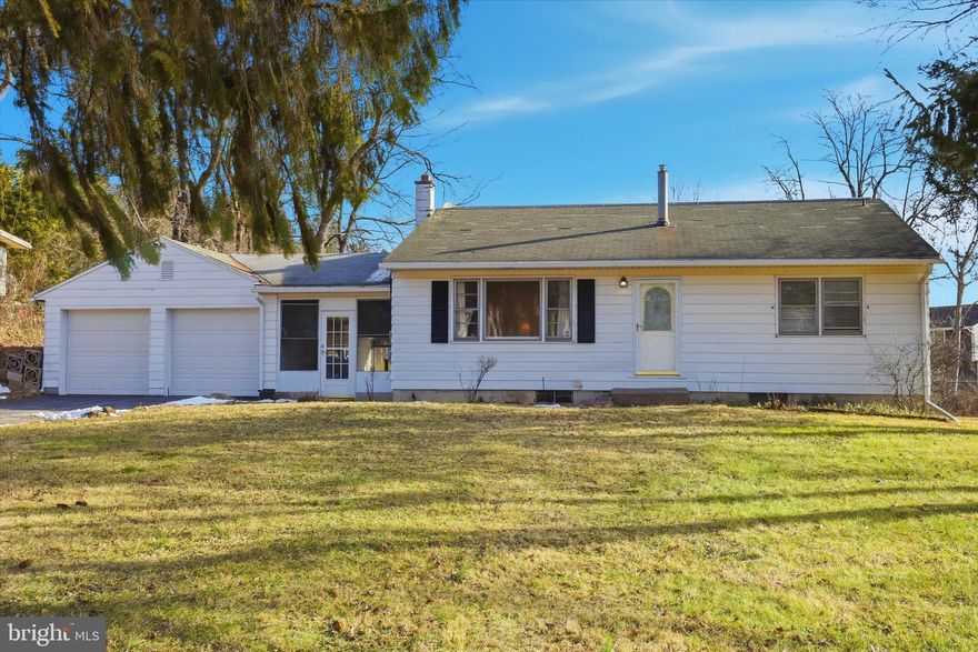 Bring your vision to this solidly built home located in the Chambers Hill area of Harrisburg. This property is in need of remodeling and offers an excellent opportunity for buyers looking to renovate and add value. The current layout includes two bedrooms and one full bath, with potential to create a third bedroom depending on your plans. Brand new heating and cooling added in December 2025!
The home sits on a spacious lot and features a generously sized two-car detached garage, providing ample space for vehicles, storage, or a workshop. A patio breezeway connects the home to the garage, offering a convenient and functional transition between indoor and outdoor spaces. Additionally, the rear yard has a shed and deck with a pergola roof.  
Inside, the floor plan provides a solid starting point for updates and reconfiguration. The walkout basement offers additional space for storage or future finishing. Conveniently located near shopping, dining, and major commuter routes, this property is ideal for investors, contractors, or owner-occupants ready to put in the work and build equity.
Property is being sold as-is.