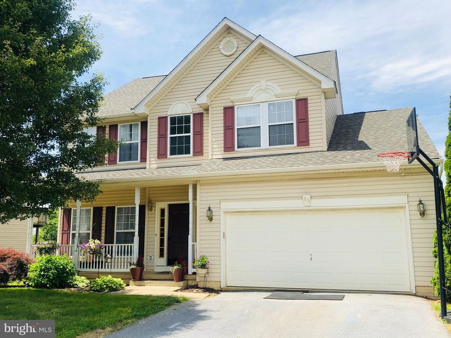 Spacious Colonial recently freshened with new fooring & carpet throughout! Open floor plan offers 4 bedrooms, 3 & 1 half bath, fenced in yard with oversized back deck for entertaining! Great communiting location!