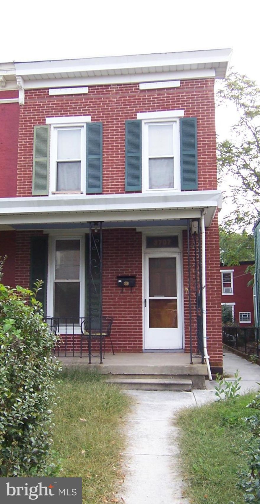 Currently a TWO UNIT property. Each unit w/ kitchen, bath, living, dining, kitchen areas and ONE bedroom. Live in one, rent the other. Subject to existing leases. Unfinished basement accessed from 1st Fl unit. Great opportunity for the "Handy" Buyer or Investor. One block from The Avenue in Hampden. Excellent Rental history. Other Rooms are 2nd Floor Unit- LR, Kitchen. As-Is Addendum Required.