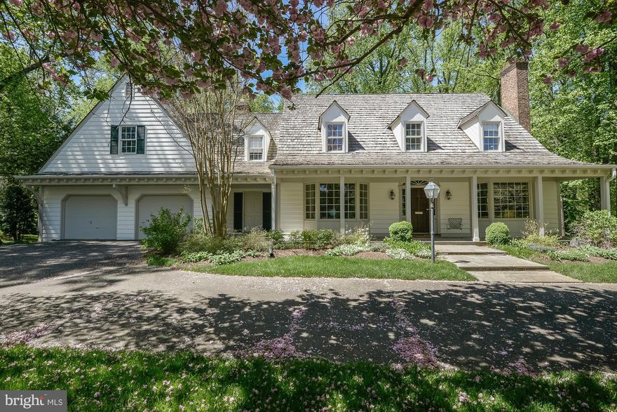 Charming cape cod home w/fantastic curb appeal. Spectacular private setting on 1 acre flat lot backs to government property.  Approximately 5,800 SQFT.  Major systems & roof updated since '06.  Hardwoods on main & upper levels. Walk-out LL. Located on non-thru street & just minutes to GW Parkway, Downtown McLean, & Washington DC. Endless possibilities!