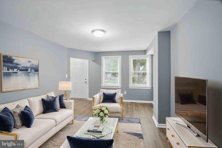 Beautiful home on tree lined street.1ST floor offers formal LR w/den-office, formal DR,updated kitchen with new appliances & beautiful granite floor, full bath w outstanding stone surround & floor.Home equipped with front and rear stair case leading to second floor, large MBR suite w jetted tub, 2 additional BR's outstanding hall bath.