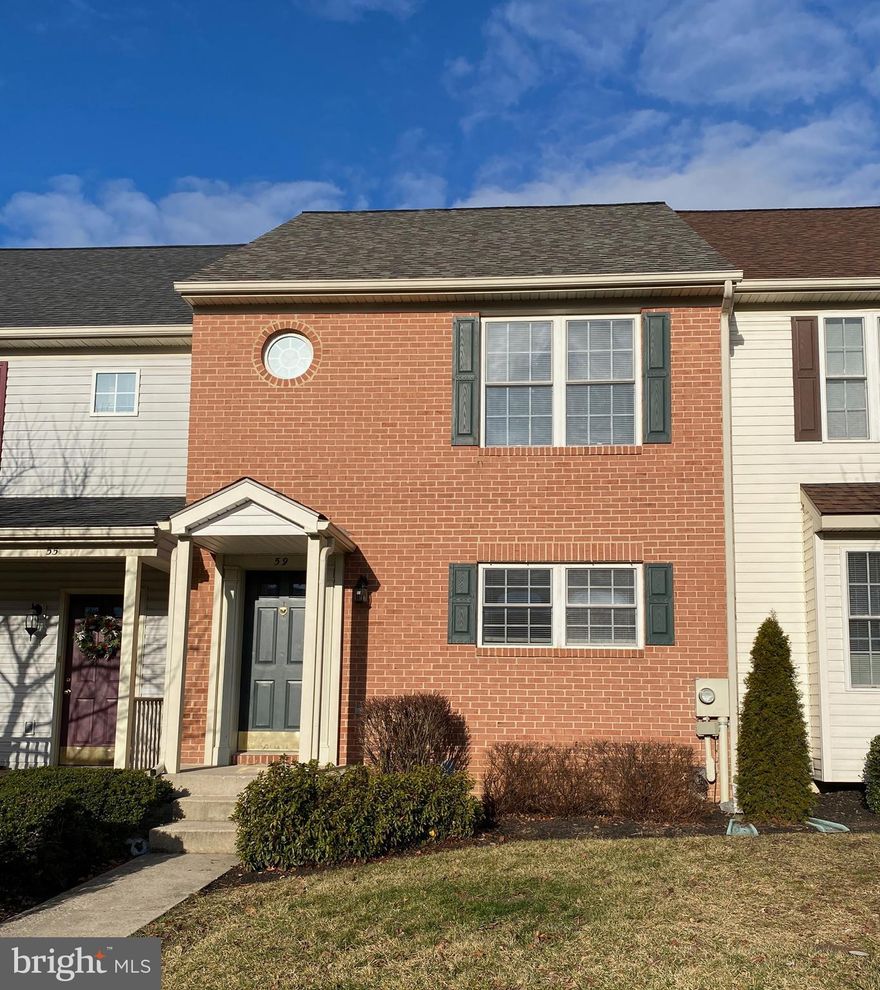 Open floor plan 3 bedroom, 2.5 bath townhome in the Hammond's Mill subdivision. Full, unfinished walk out basement provides plenty of storage. Lovely rear deck backs to wooded area for privacy. Close to I-81, shopping and medical care. Within walking distance to Spring Mills Schools. No dogs or snakes permitted. Up to 2 cats allowed with good references, $300, per cat, pet deposit and an additional $25, per cat, per month pet rent. 2 numbered parking spaces provided. Lawn care and routine HVAC filter replacement included. Residents are responsible for all utilities. No satellite dishes allowed. Gross monthly income of $4,500 or more, clean background check, good rental history and credit score above 600 required. Full month's rent due at move in - prorated rent due the following month. More photos to be uploaded 1/12/2024.