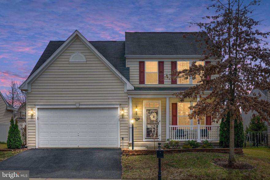 BRING ALL REASONABLE OFFERS!  There is everything to love about this 3 BR/3.5 BA Colonial located in popular Three Flags of Culpeper close to downtown shopping and dining.  Inviting front porch welcomes you inside to a modern open floor concept with vaulted ceilings.  Beautiful hardwood flooring throughout the main level.  Large gourmet kitchen boasts a breakfast bar, granite countertops, stainless appliances and gas cooking.   The living room and a light filled sunroom are just off the kitchen.  The living room features a cozy gas log fireplace, surround sound speakers and access to the backyard.  Don't miss the main-level primary bedroom with a walk-in closet.  Private tile bath with a double sink vanity and walk-in shower.  Laundry/Mudroom is conveniently located on the main level.  Two additional bedrooms and a full bath are located on the upper level.  The basement is fully finished and offers a family room, 4th BR (NTC), full bath and lots of storage.  Great outdoor entertaining space as well....backyard patio features a fire pit, party lights and privacy fencing.  Located just a short walk to the community pool and clubhouse.  Sold strictly 'as is'.