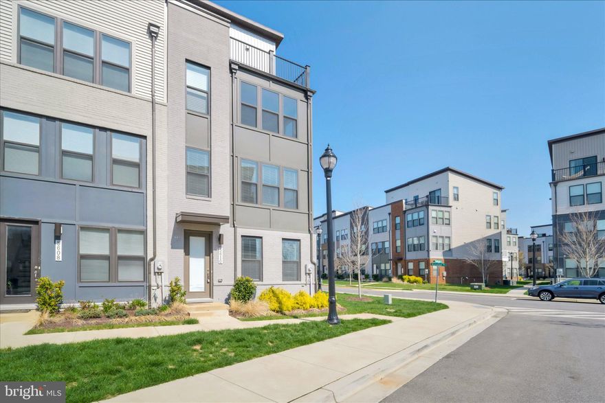 This stunning Stanley Martin "Wagner" model townhouse, built in 2022, offers a perfect blend of modern luxury and urban convenience. Located in the highly sought after Riverfront community in West Hyattsville, this end-of-row home is designed for those who appreciate space, style, and a stress-free commute. Just 0.3 miles (a few minutes' walk) to the West Hyattsville Metro Station (Green Line), providing effortless access to downtown D.C. and Maryland. It has everything you may want from a modern townhouse. Open living in approximately 2,525 sq. ft. of finished living space across four levels. 3 spacious bedrooms, including a luxurious primary suite, 2 full bathrooms, and 3 half bathrooms. A modern, open-concept kitchen featuring a large breakfast area, family room, and high-end finishes.Enjoy a private roof terrace—ideal for morning coffee or hosting open-air dinners with friends. Attached 2-car garage and energy-efficient construction featuring ENERGY STAR qualified windows and dual-zoned HVAC. Low-maintenance living with HOA coverage for lawn care, snow removal, and trash.