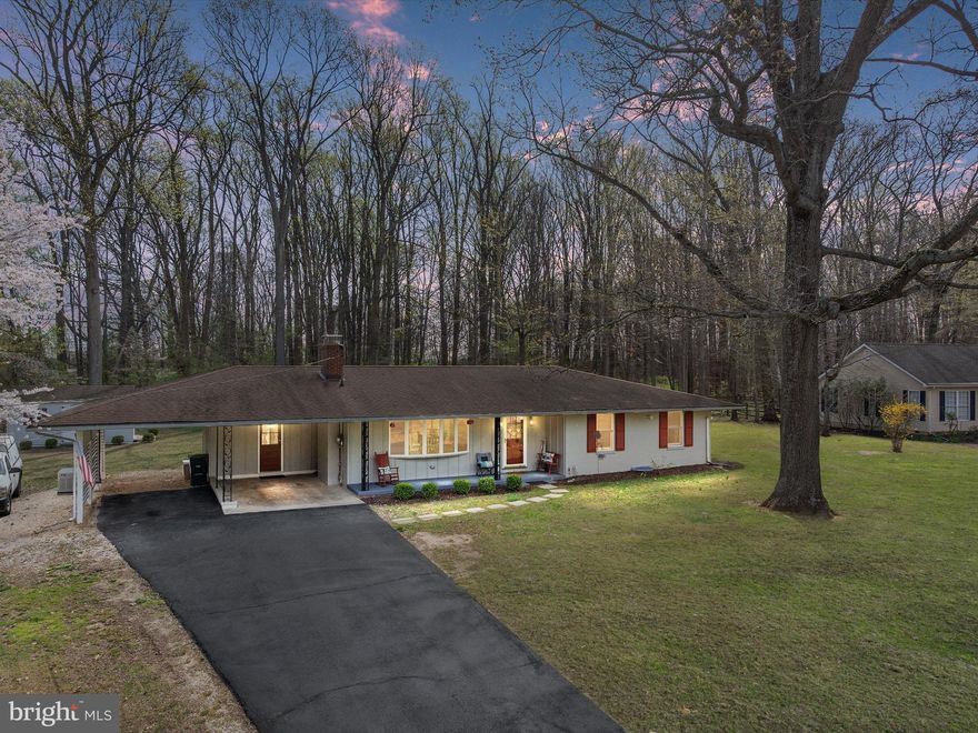 Your home sweet home retreat - a gorgeous 3 Bedroom 2 Full Bathroom Rancher with attached carport and unfinished basement is available to tour! Major renovations in 2020 and maintained to pristine condition. If you are looking for a place to come home and relax - this is the one! Sit on the front porch and enjoy the afternoon sun, calm surroundings or listen to the birds actively chirping. Head out back to a beautiful recently installed large patio with picture frame accent and plenty of room for all your patio furniture, picnic tables, grills and smokers! Tinker in your outdoor shed with separate electric or craft and create in the unfinished basement with large work bench and plenty of unfinished space. Inside boasts an open floor plan, hardwood floors, fireplace, huge separate laundry room / mudroom, picturesque bathrooms and a true primary suite. Putting your mind at ease.. this home has a whole home generator, so you'll never be without power. Moments to downtown Chestertown or Rock Hall. Festivals, Farmer's Markets, Boutiques, Fine Dining and Small Town Living at it's finest!!!