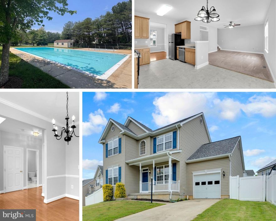 3 Bedroom + Den + Basement + 6' Vinyl Privacy Fenced Back Yard + Cul de Sac Lot Tucked into a friendly, walkable community on a cul-de-sac,  just minutes from the gates of NAS Patuxent River (PAX River/NavAir), this charming colonial blends traditional style with modern updates and a bright, open floor plan. Sunlight pours through large windows, illuminating the spacious family room that flows seamlessly into the eat-in kitchen — featuring brand-new stainless steel appliances.

A formal dining room and a separate den or home office provide the flexible space today’s lifestyle demands. Upstairs, the oversized primary suite offers a peaceful retreat with a large walk-in closet and a luxurious en-suite bath complete with a garden soaking tub. The full basement is ready for your custom finish — media room, home gym, or playroom, you choose!

Step outside to a fully fenced backyard oasis, perfect for weekend BBQs, evening s'mores, and secure play space for pets or little ones. Plus, the newer roof (2021) adds value and peace of mind.

The neighborhood offers sidewalks throughout, a community pool, playground and tot lot — all just a short stroll away. And when you're ready to explore, you’ll love the quick access to local shopping, restaurants, water activities on the Chesapeake Bay, and everything Lexington Park has to offer.  

Whether you're military, commuting to NavAir, or simply seeking a well-kept home in a vibrant community — this one checks all the boxes!  

Pets case by case.  Landlord requires good credit and excellent rental history, and all adults over 18 years old occupying the property must submit an application and will be party to the lease. Please have your agent give you the Rentspree link and complete your application including upload all supporting documentation . First month rent and one month rent security deposit will be due at lease signing.  Available now.