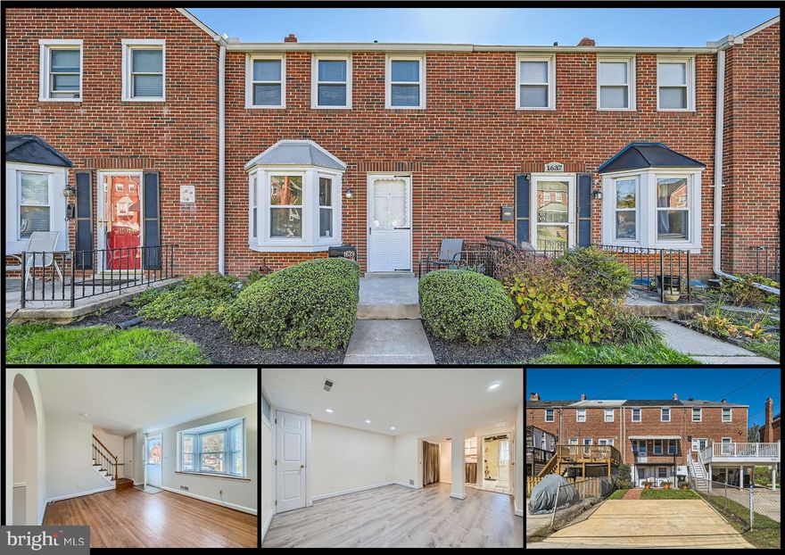 OPEN HOUSE SUNDAY 10/20/2024 from 1- 3 PM.  Rarely available townhome for sale in the wonderful Towson community of Knettishall.  This home is in very good condition.  Freshly painted throughout, gleaming hardwood floors on the main level & 2nd level.  Fully updated 2nd level full bathroom.  Fully finished basement family room with luxury vinyl plank flooring, recessed ceiling lights, wet bar and adjacent 2nd full bathroom.  Bonus workshop room & separate laundry area.  Relax out back on the 2nd level balcony or lower level brick patio, overlooking the spacious & flat backyard.  Rare paved parking space for 2 vehicles also out back.  2024 roof with architectural shingles, Acadia replacement double pane windows throughout, underground sewer pipes replaced, and many more updates!