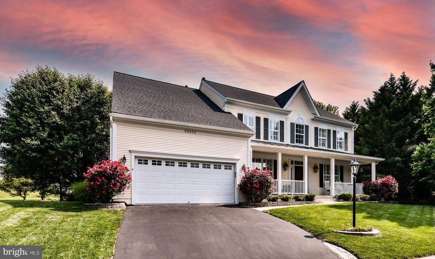 Welcome Home to this beautiful 4BR, 4.5BA colonial in sought-after Alexandra’s Grove zoned in Stone Bridge HS pyramid*Charming southern-style front porch greets you*Enter grand two-story foyer with hardwood floors, neutral paint tones & tons of natural sunlight throughout the many windows of main level*Formal dining room features crown molding, chair rail, plantation shutters & designer chandelier with French doors leading to kitchen*Formal living room features French doors & could be used as fantastic library*Main level Den with bay window is perfect for office*Family room features open space with large floor to ceiling Palladian windows & recessed lighting with decorative-only 3-sided gas fireplace*Gorgeous chefs kitchen with oversized quartz island with designer pendant lighting, ample 42" white cabinetry, Marble counter space with complimentary subway tile backsplash & stainless steel appliances*Sunroom off kitchen keeps space open & inviting with patio door leading to back deck*Mudroom with custom built-ins & large space for laundry with cabinetry & utility sink*Head to upper level with spacious primary featuring steps leading down to sitting room with wetbar & perfect space for office, two walk-in closets, lots of windows, decorative-only 3-sided gas fireplace & en suite bathroom featuring large soaking tub, tiled floors & shower*Princess suite with en suite bath + two additional nicely sized bedrooms sharing third full bathroom*Lower level features large rec room with bar, exercise room, craft room, theater room, den & full bathroom*Expansive level lot in backyard with deck*Excellent commuter location with easy access to Dulles Greenway, Route 7 & Dulles International Airport. Several shopping & restaurant options just minutes away including popular One Loudoun & Belmont Chase shopping center*

*Available for lease 8.1.23*