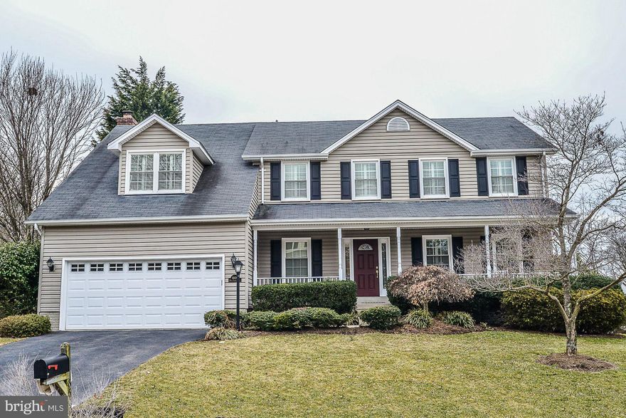 Spacious (over 3,500 fin. sq. ft) 6 Bedrooms, 3.5 Bath move-in ready home. Hardwoods on main, plantation shutters throughout. Kitchen w/breakfast area overlooking family room with Pella doors leading to screened porch and deck. Master Suite w/remodeled bath showcasing frameless shower. Finished walk-up LL w/ BR and full bath. Corner cul-de-sac lot w/ sprinkler system.