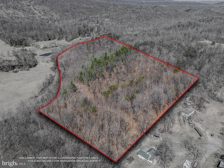 Are you looking for nearly 30 acres less than 5 minutes from downtown Berkeley Springs?  Then this is the lot for you! Just off Cold Run Valley Road, at the end of Morgan Manor lane, you have a right of way to these 2 lots being sold together, totaling 29.89 acres. End of the road right of way means nobody driving past your property! (Right of way needs a little TLC) You won't find a more private setting to build your dream home so close to town!
No drivebys please, schedule with your agent to see!