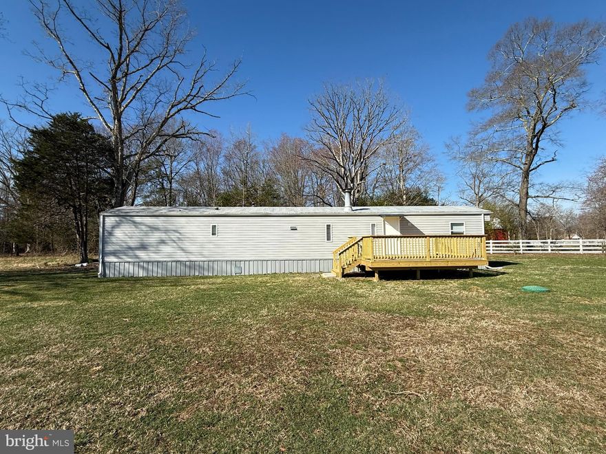 2 Bedroom/ 2 Bath Trailer Located on Farm Setting outside of Town of La Plata. Freshly Painted & New Deck.  Move-In Ready. 

Tenant responsible for utilities, trash & grass cutting around the trailer. 

Rental Requirements: Applicants must have a minimum credit score of 650 and minimum net income of $4,650.00 (greater than 3 x the rent). NO SMOKING & PETS ON A CASE-BY-CASE BASIS.