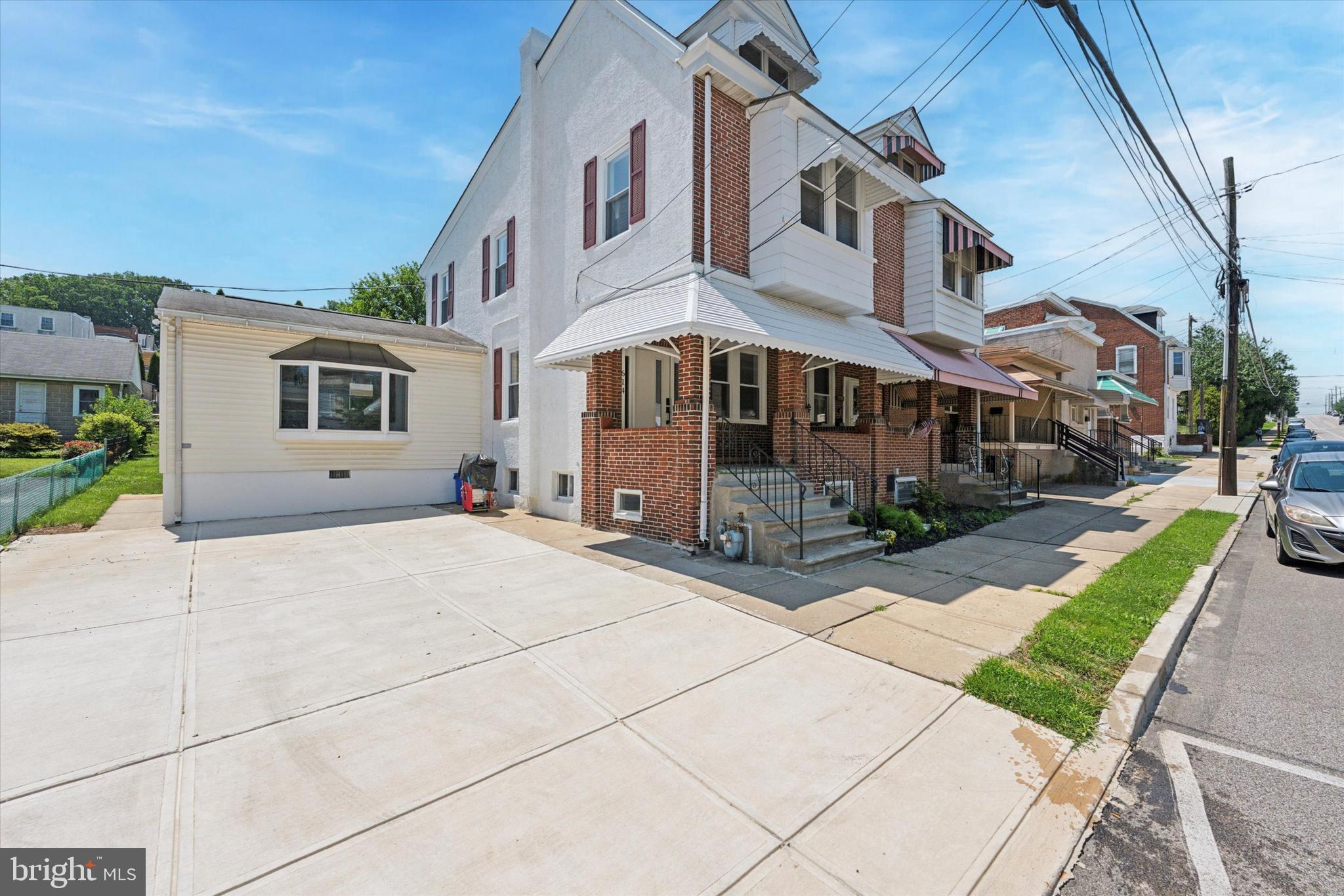 Welcome to 614 Ford Street – Where Style, Comfort & Location Meet!
This beautifully remodeled twin home offers a rare combination of modern updates, thoughtful design, and a fantastic location near King of Prussia’s renowned shopping, dining, and major highways.
From the moment you arrive, you’ll appreciate the large private driveway—an uncommon convenience in the area. Step inside to find a stunning open layout featuring a huge kitchen with island seating, perfect for entertaining and everyday living. The arched walkway seamlessly connects the cozy living room to the elegant dining room, complete with wainscoting and a custom-built coat rack and bench—an inviting touch as you enter the home.
Enjoy all-new flooring and carpet throughout, along with updated light fixtures that bring a fresh, contemporary feel to every room. The bright, modern bathroom features beautiful tile work and stylish finishes.
Downstairs, the fully finished basement adds valuable living space for a family room, game area, or home gym. Step outside to a gorgeous rear patio showcasing a charming tongue-and-groove ceiling—ideal for relaxing or hosting guests. The large, fenced-in yard offers both privacy and plenty of room to play, garden, or unwind.
Upstairs, you'll find three comfortable bedrooms, plus a spacious loft that makes a perfect sitting area or a possible 4th bedroom, home office, playroom.
This move-in ready home combines craftsmanship, comfort, and convenience—don’t miss your chance to make it yours!