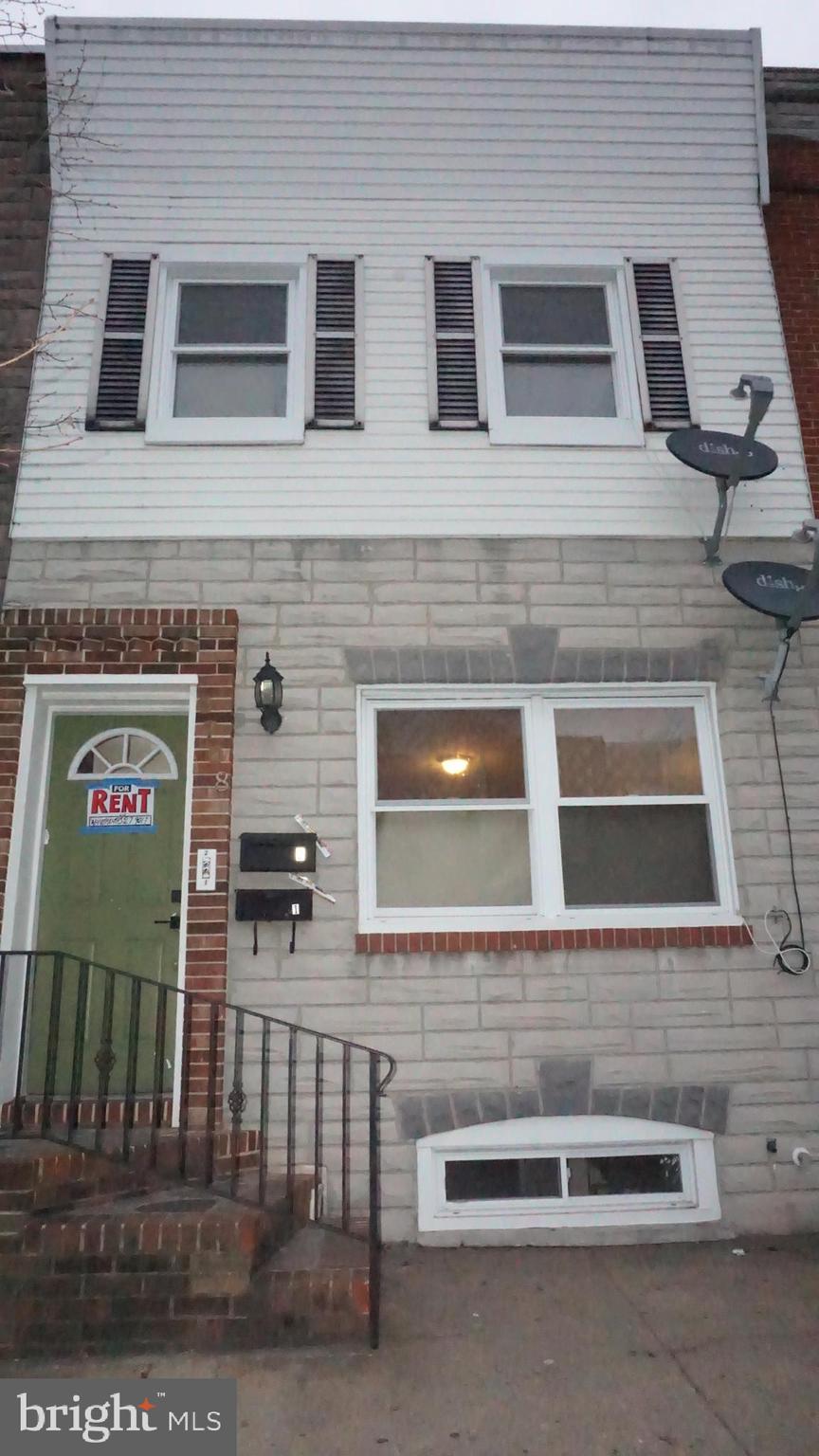 This beautiful 2 unit home was completely rebuilt just 6 years ago and is conveniently located a few blocks north of Canton and a few blocks east of Patterson Park. The main and lower level consist of 2 bedrooms, a full ceramic bath, office, kitchen, dining room, living room, bar area, laundry room with separate HVAC, electric/gas and water heater. The upper level consists of 2 bedrooms, full bath, kitchen, living room, laundry/utility room and separate HVAC, Electric/Gas and water heater. Materials consist of oak cabinets, laminate floors, ceramic baths and kitchens, skylight, vaulted ceilings, 9' ceilings and fenced rear yard ...Like new condition and located on a quiet street convenient to downtown and Johns Hopkins. One unit currently occupied and tenant wishes to stay at $1150/mth. Upper unit rents for $900 per month but owner left it vacant in case purchaser wants to occupy. Live in one and rent the other or add this to your portfolio. Outstanding income producing property. Both Dryers are AS IS.