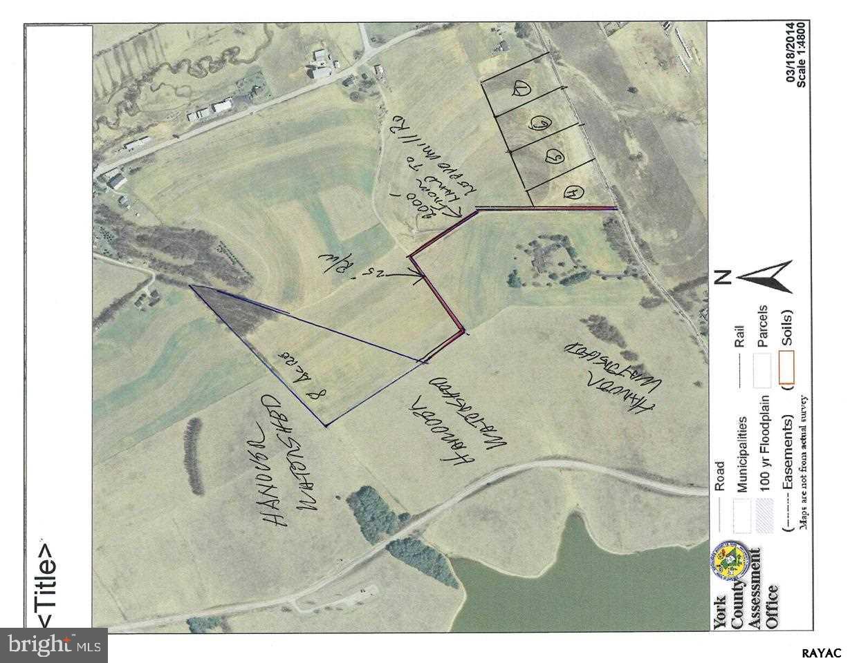 Lot has well that yelds 20 gallons per minute. Perk is for a sandmound septic system. The perfect place to build your dream home. Easy Md. commute.